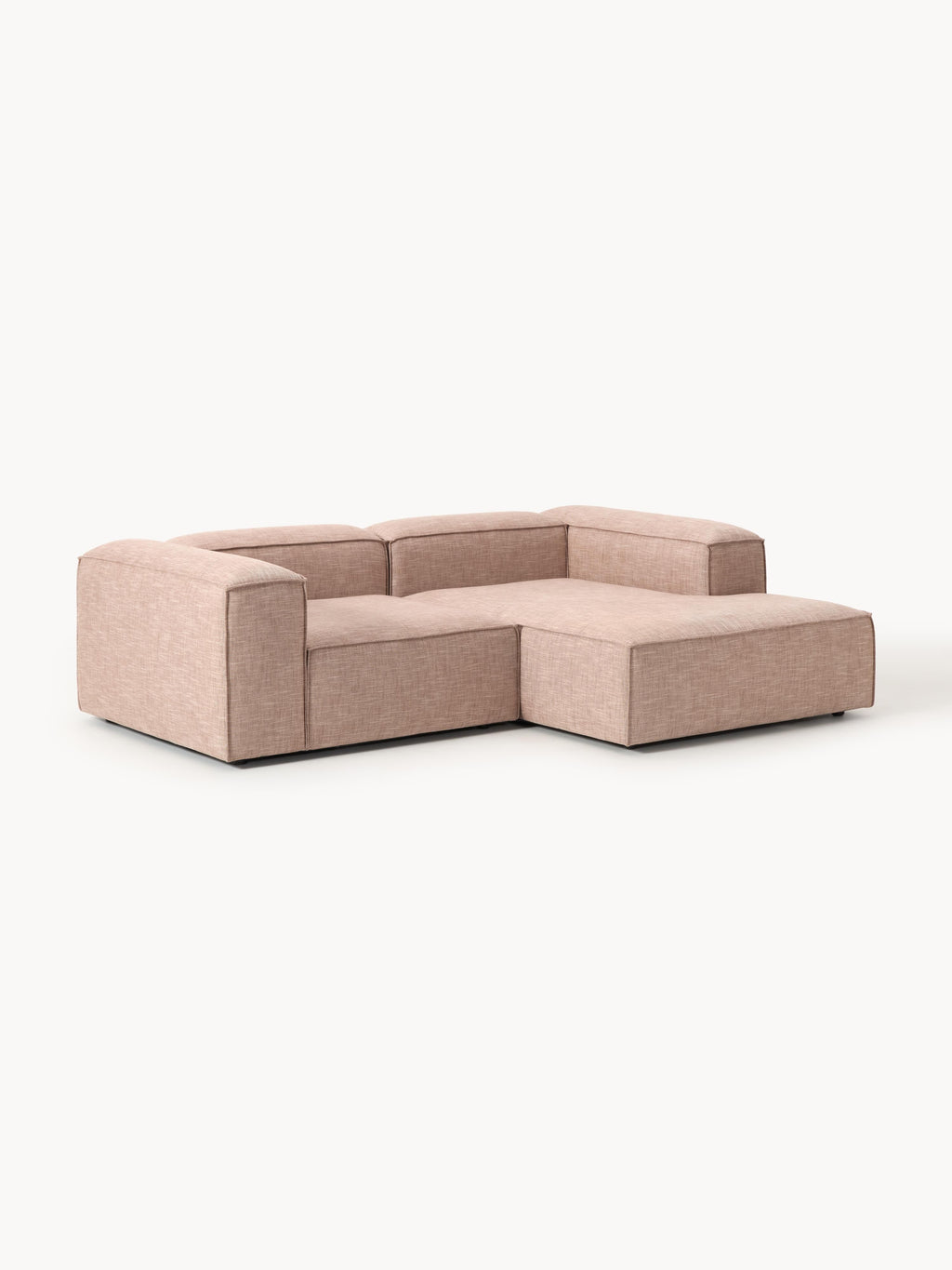 Lennon Linen Blend Modular Corner Sofa (3-seater)