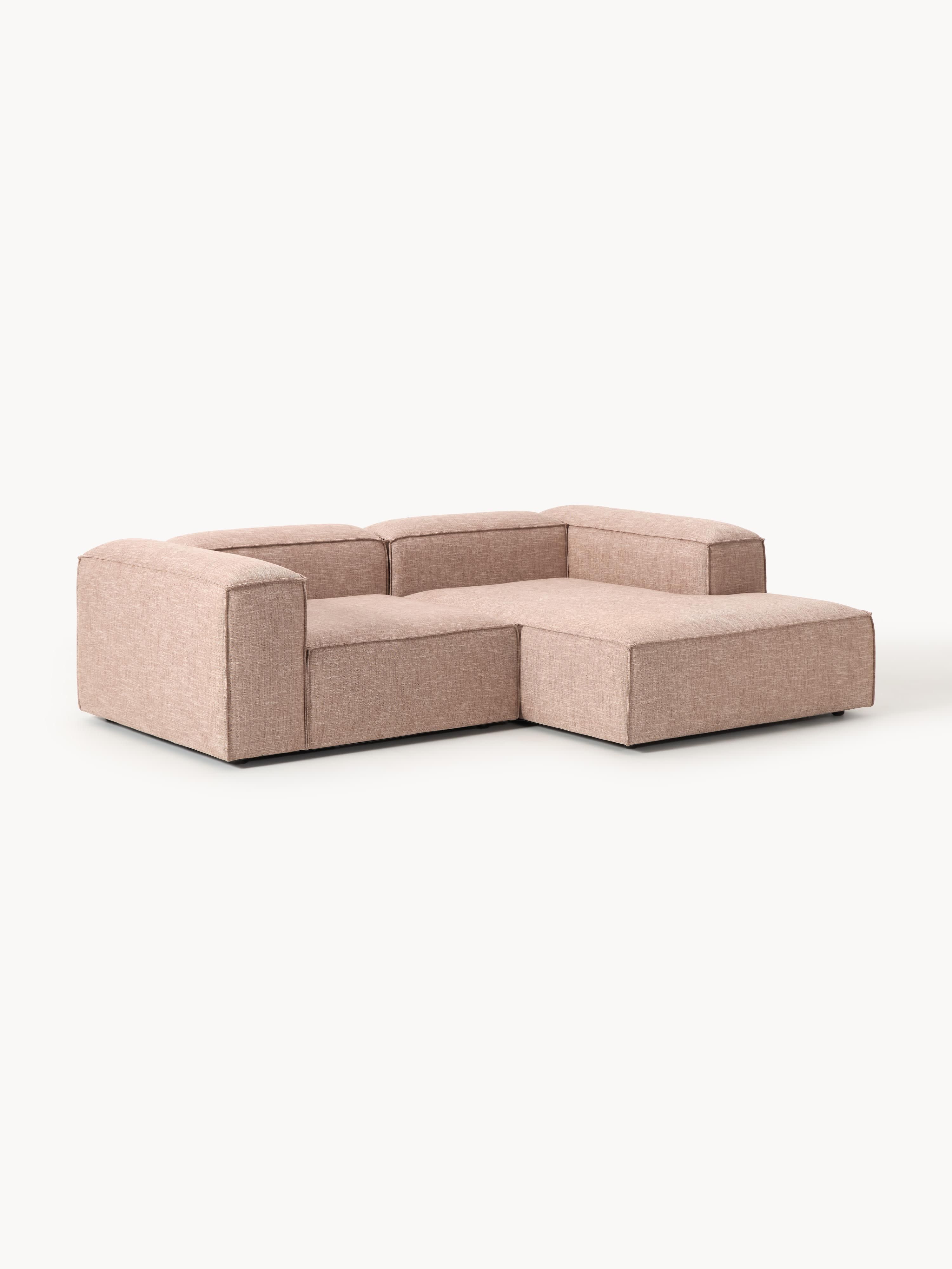 Lennon Linen Blend Modular Corner Sofa (3-seater)