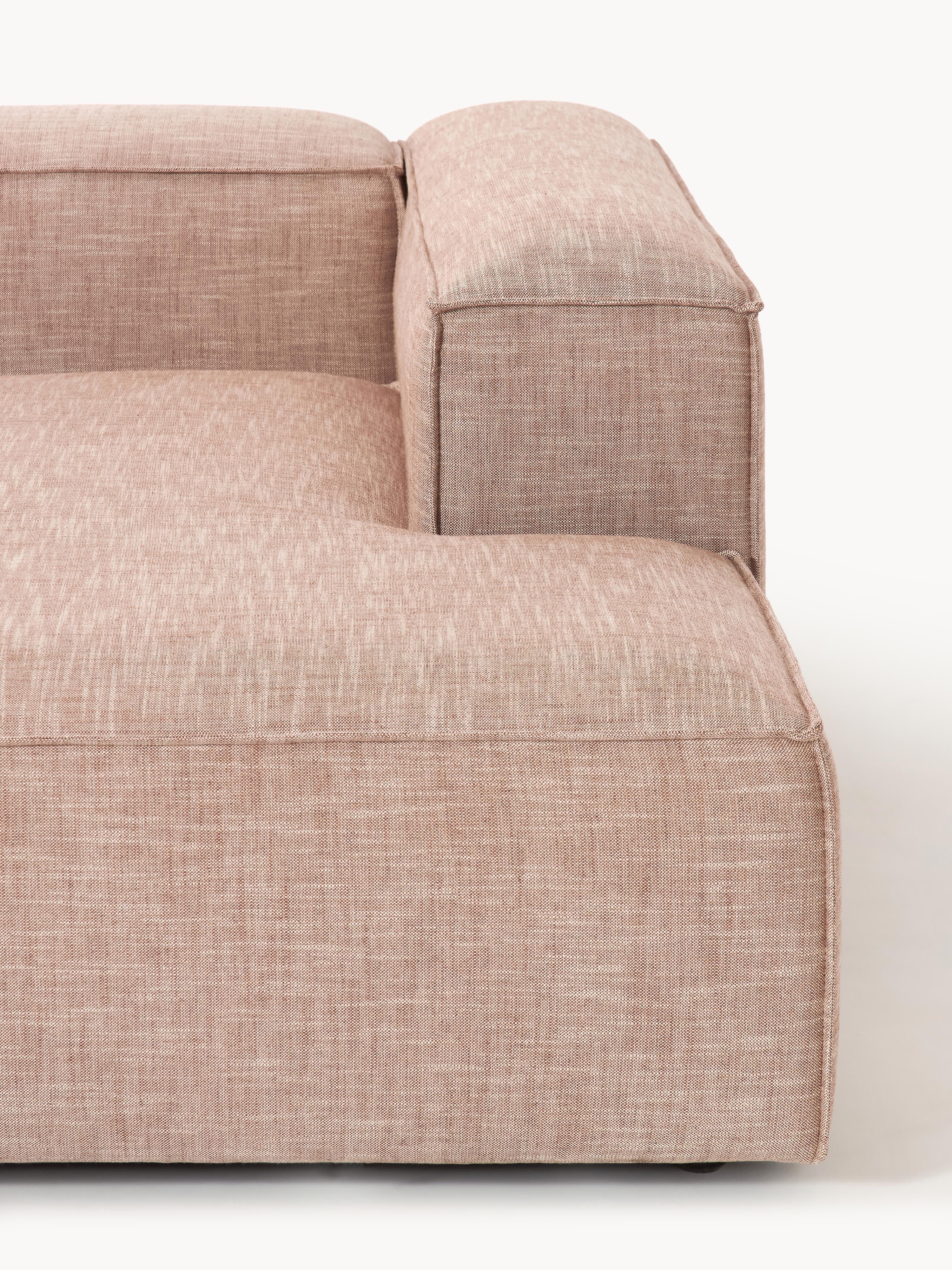 Lennon Linen Blend Modular Corner Sofa (3-seater)