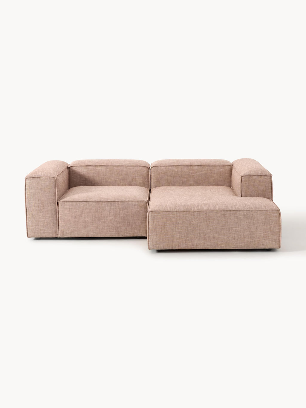 Lennon Linen Blend Modular Corner Sofa (3-seater)