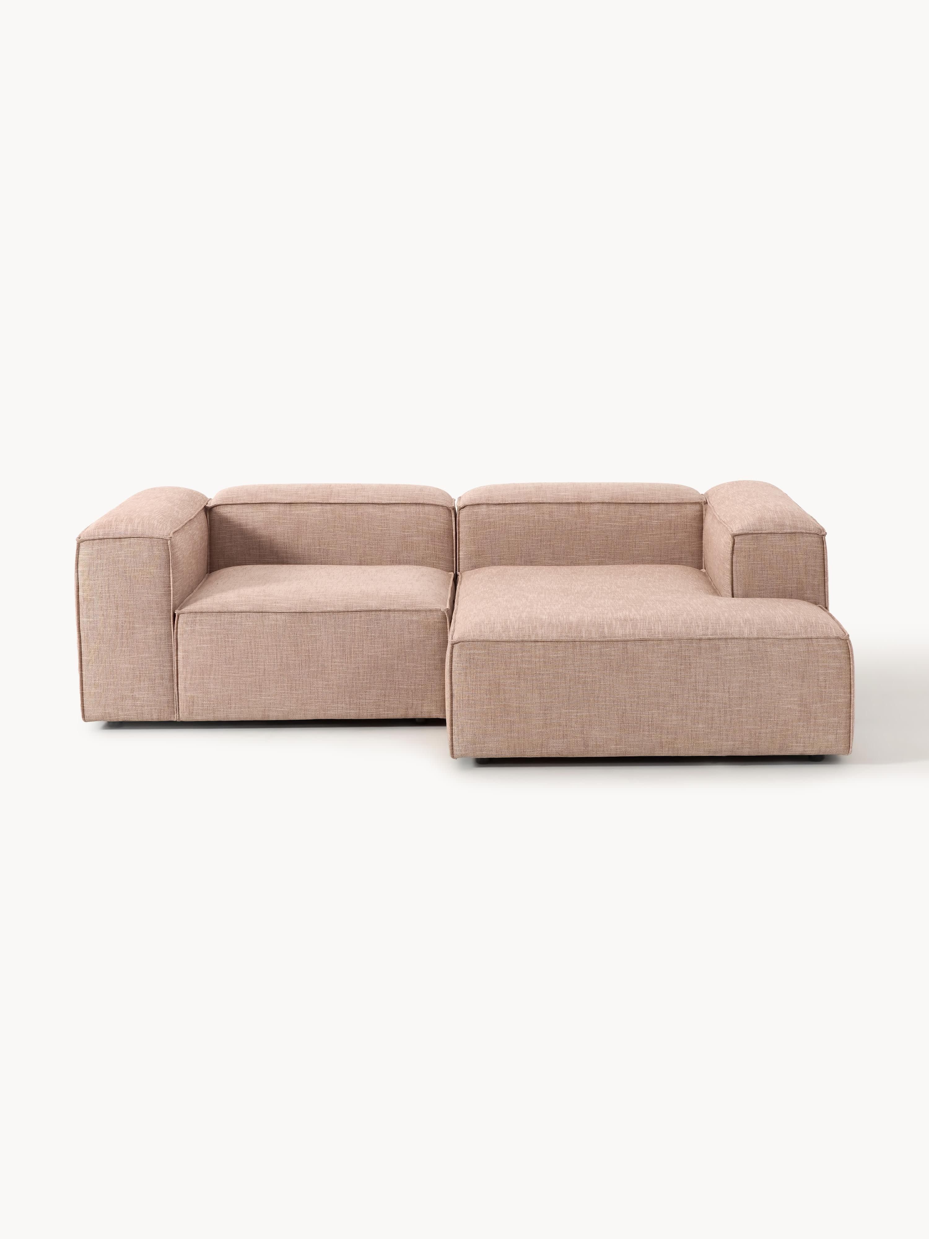 Lennon Linen Blend Modular Corner Sofa (3-seater)