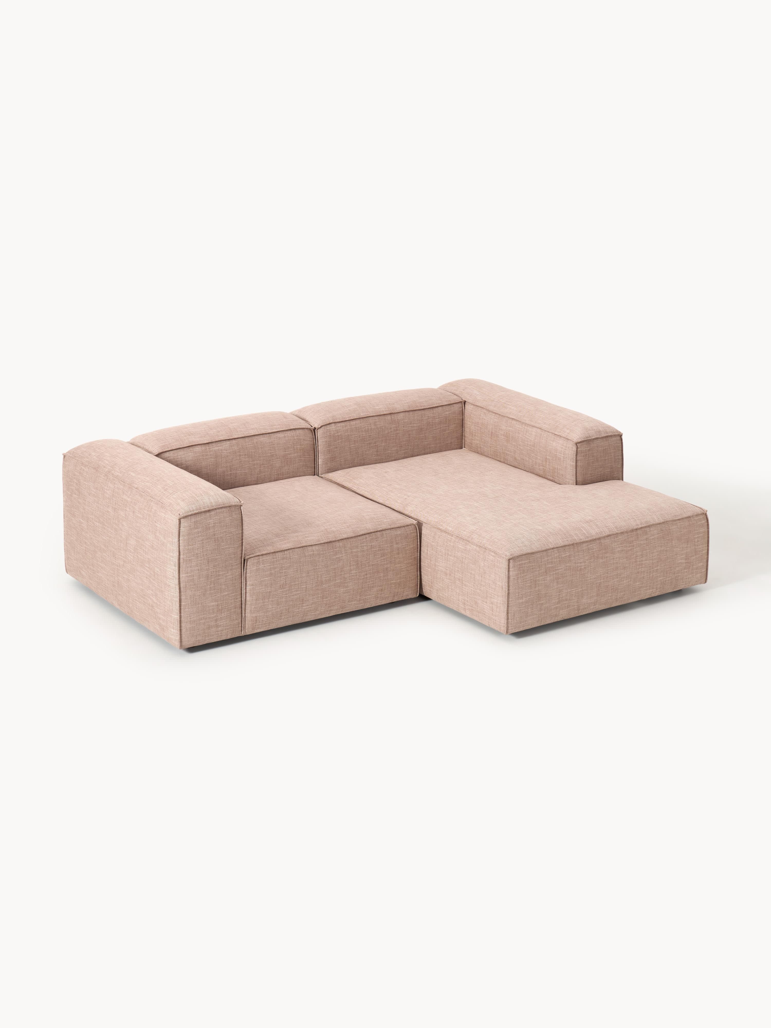 Lennon Linen Blend Modular Corner Sofa (3-seater)