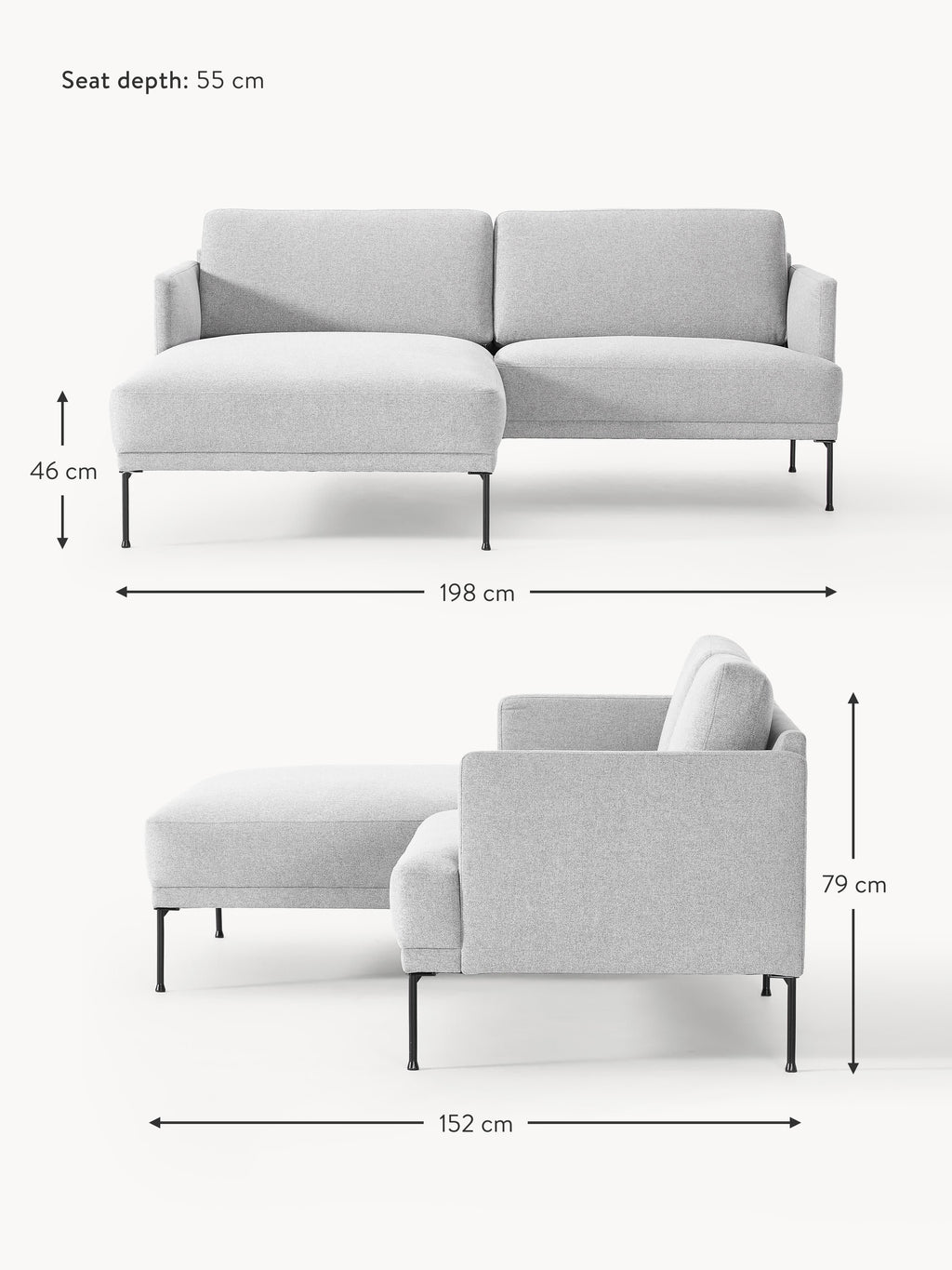 Fluente Small Corner Sofa