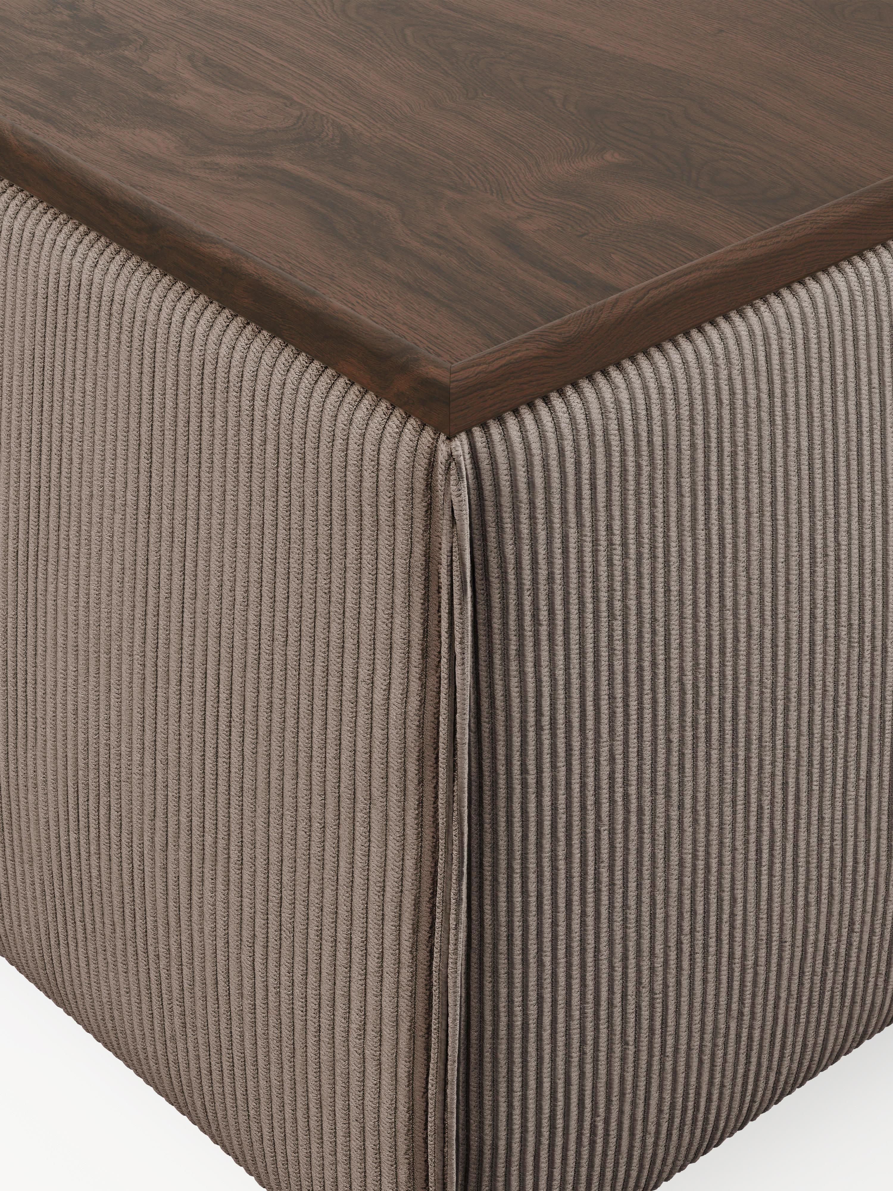Lennon Corduroy Ottoman with Storage