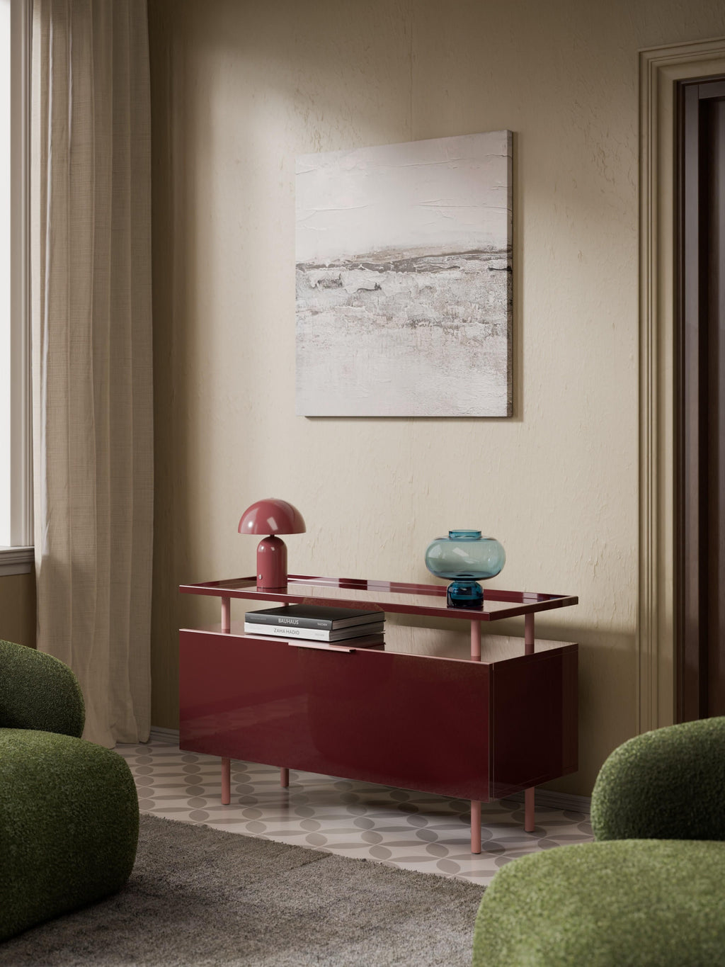 Lennie High-gloss Sideboard