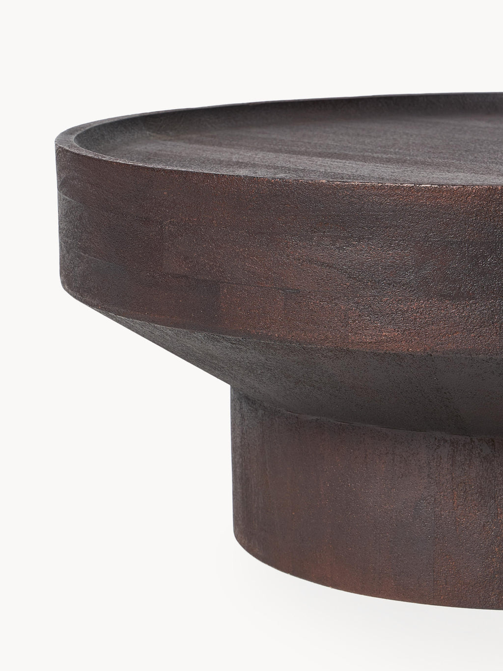 Benno Round Mango Wood Coffee Table