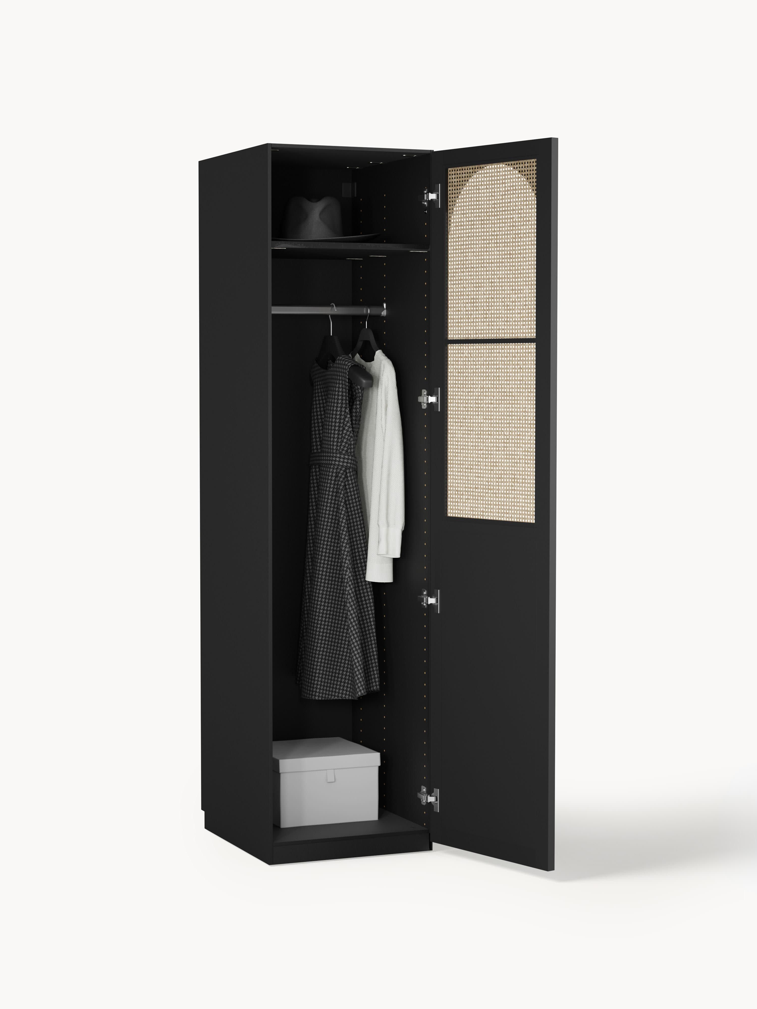 Jeanne Modular Hinged Door Wardrobe, 50 cm Wide, in various sizes