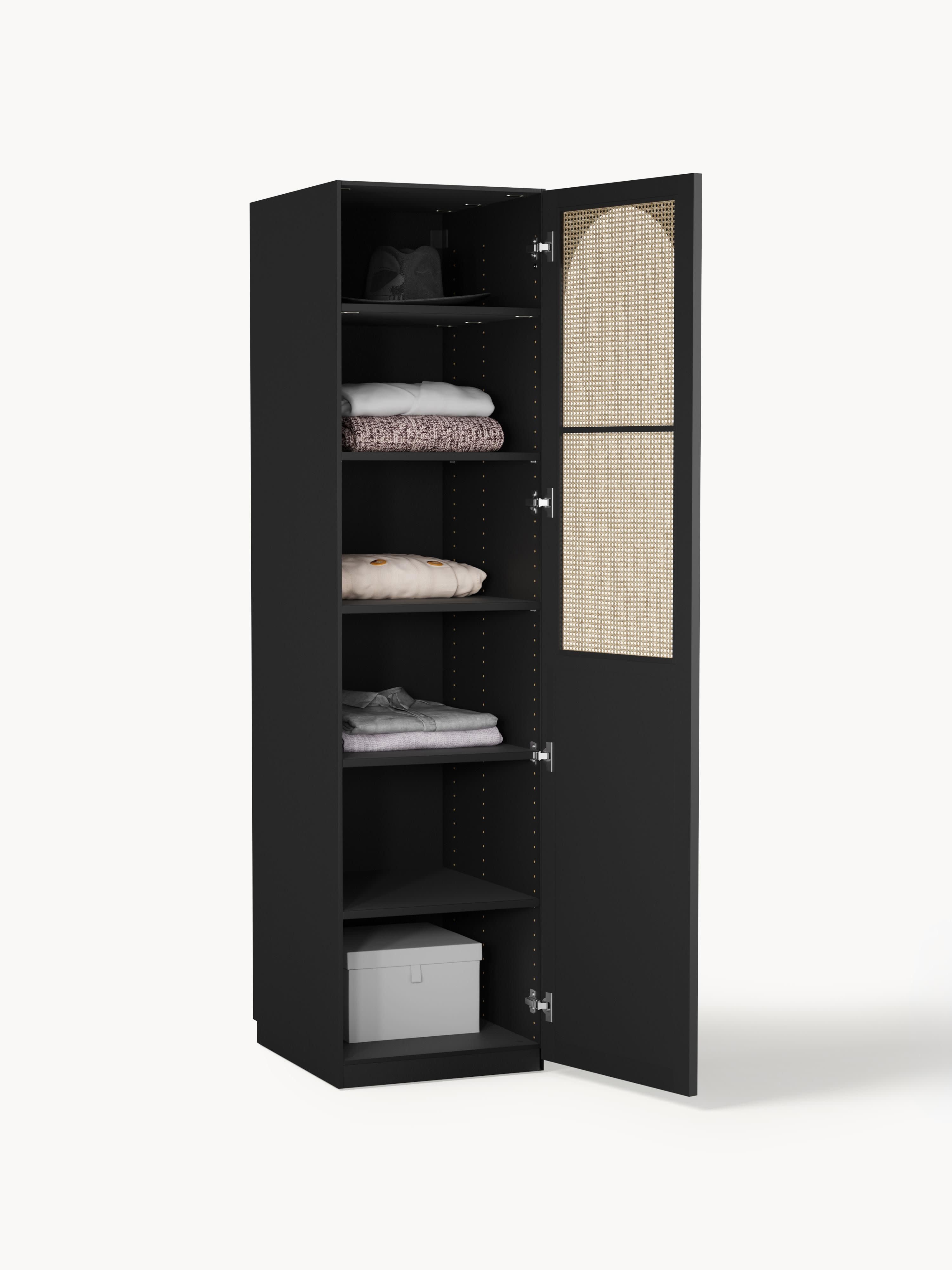 Jeanne Modular Hinged Door Wardrobe, 50 cm Wide, in various sizes