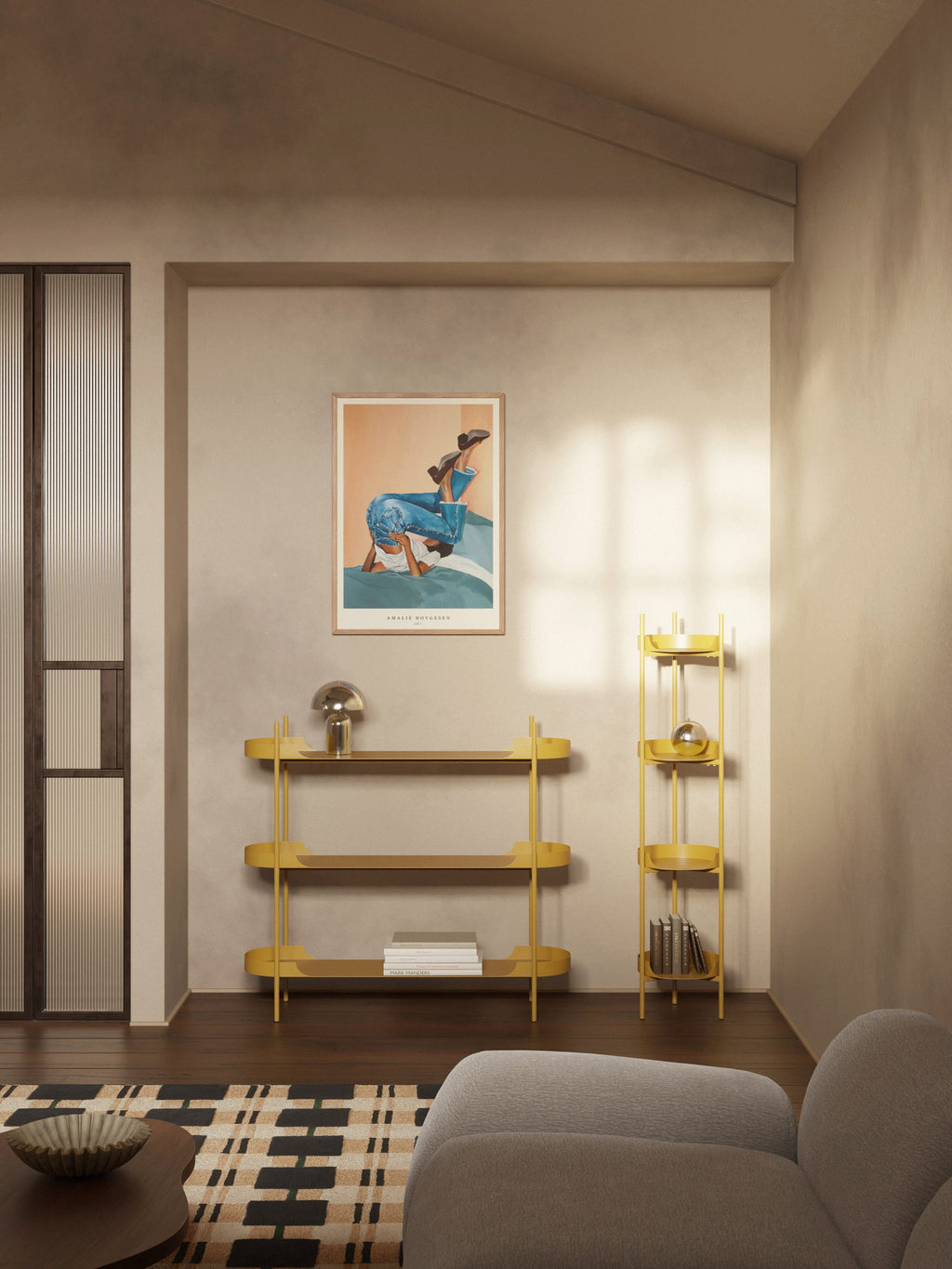 Taru Metal Shelving Unit