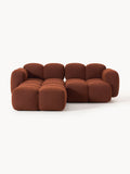 Gallery image 1 - Bouclé Modular Sofa Tayla (3-seater) with Ottoman (left/right)