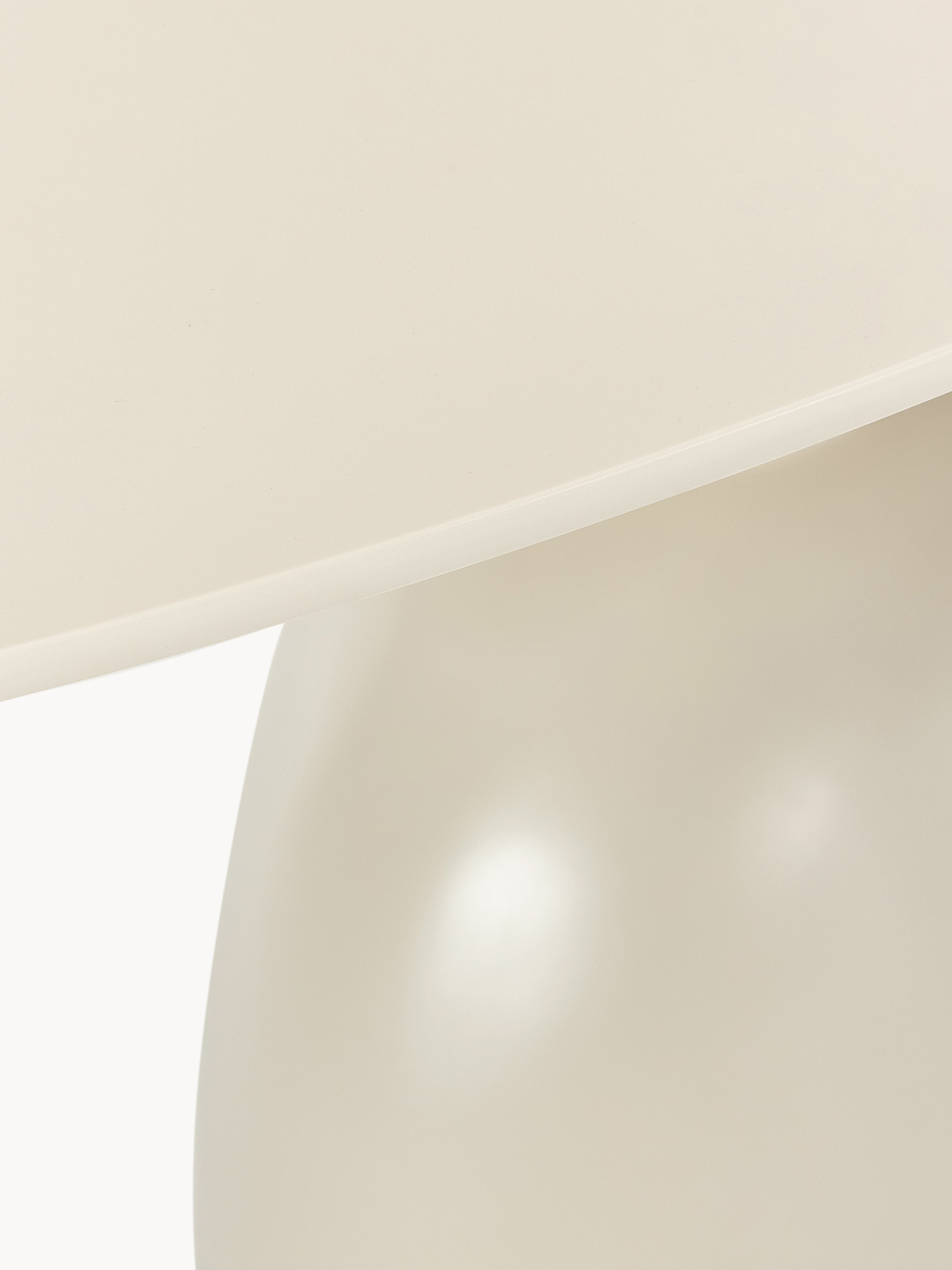 Sahra Oval Dining Table with Organic Design, 180 x 90 cm