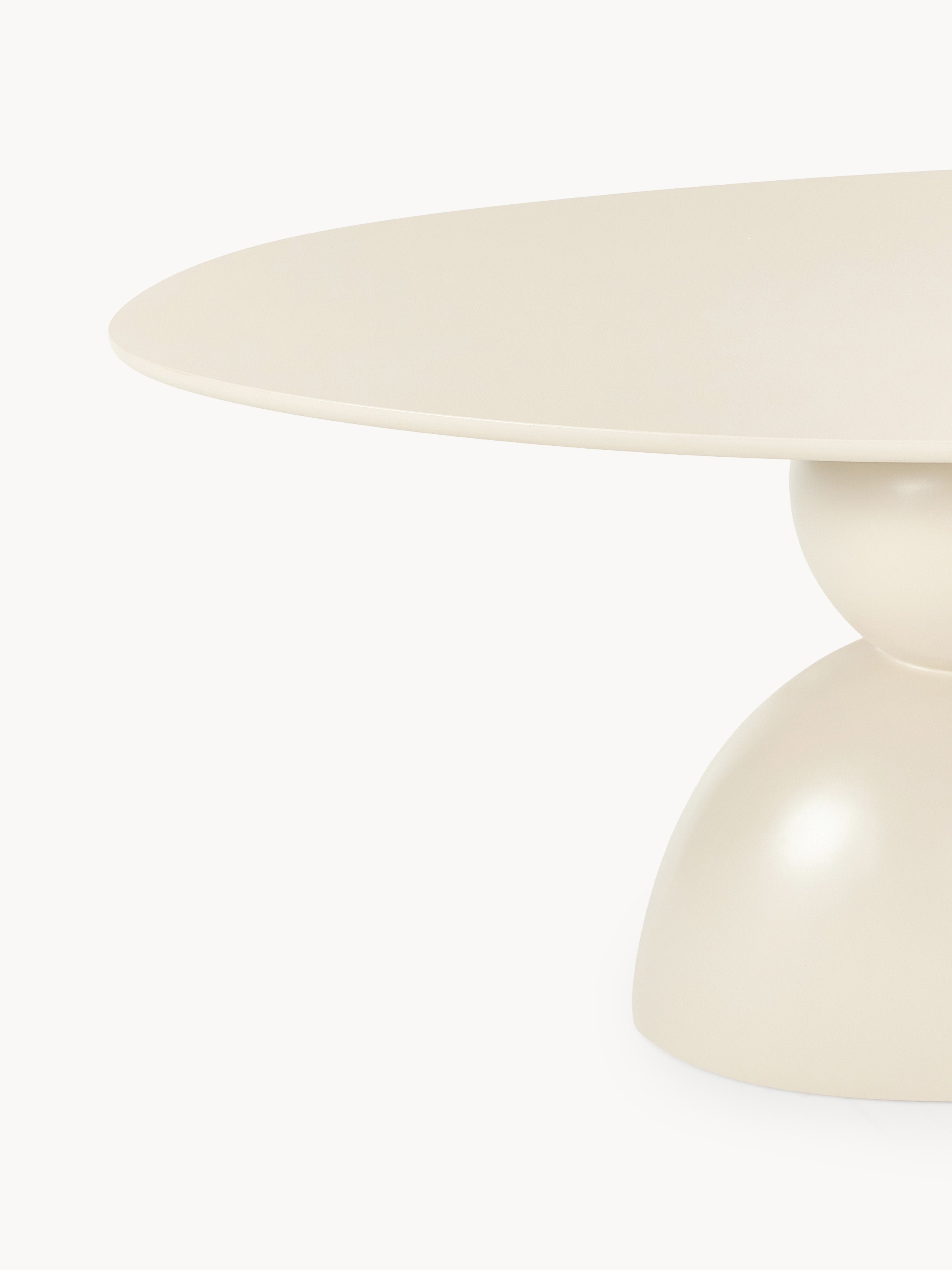 Sahra Oval Dining Table with Organic Design, 180 x 90 cm