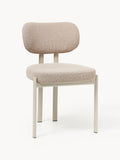 Gallery image 1 - Upholstered Bouclé Dining Chair Adrien