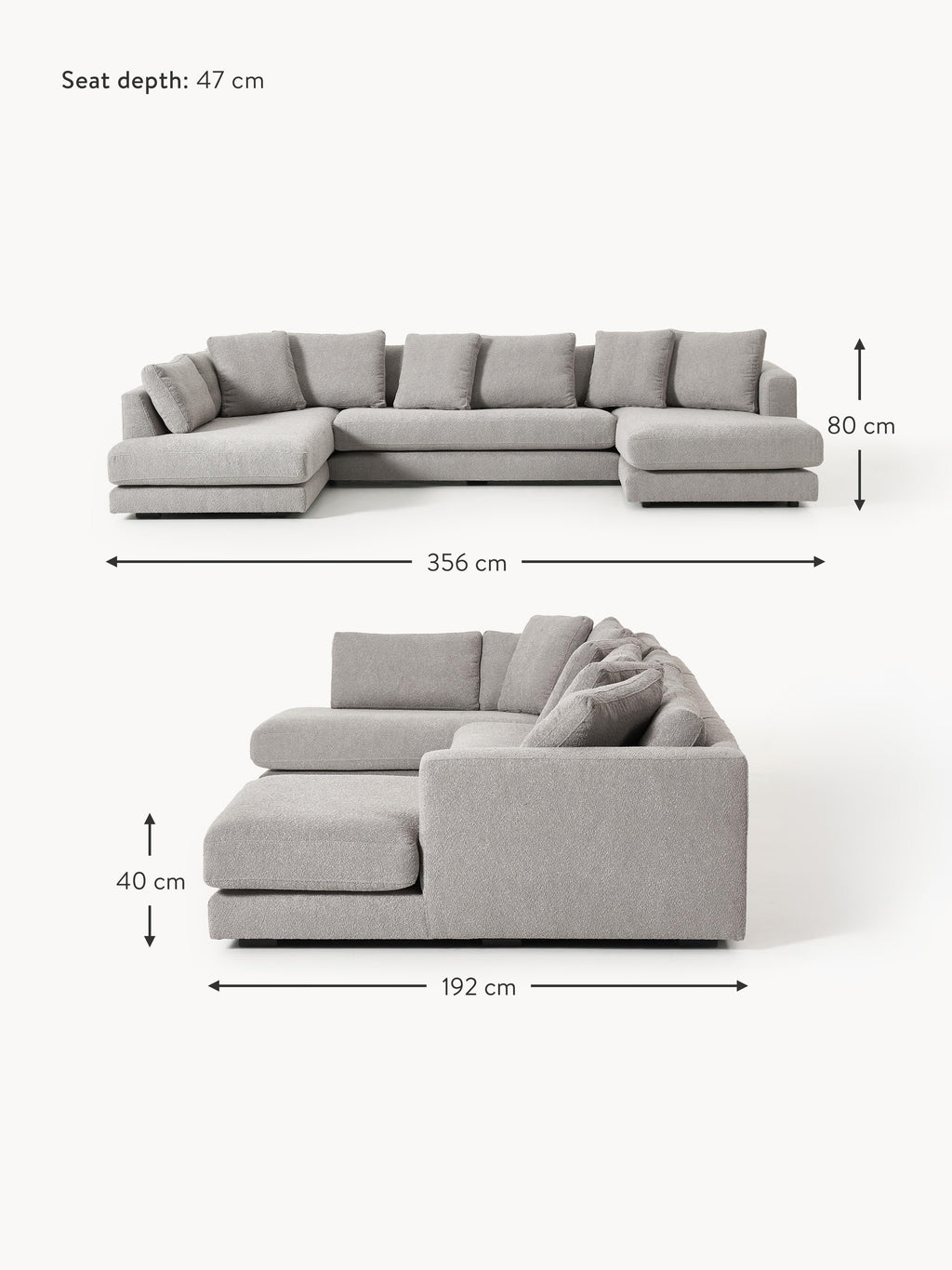 Tribeca XL Bouclé Sofa