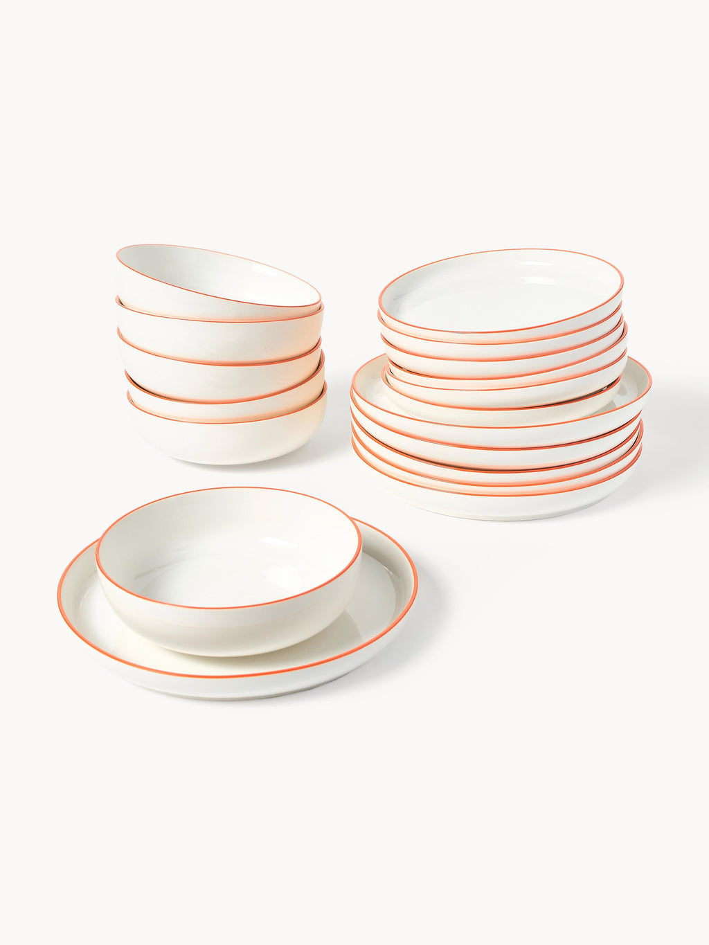 Gallery image 1 - Porcelain Tableware Set Facile