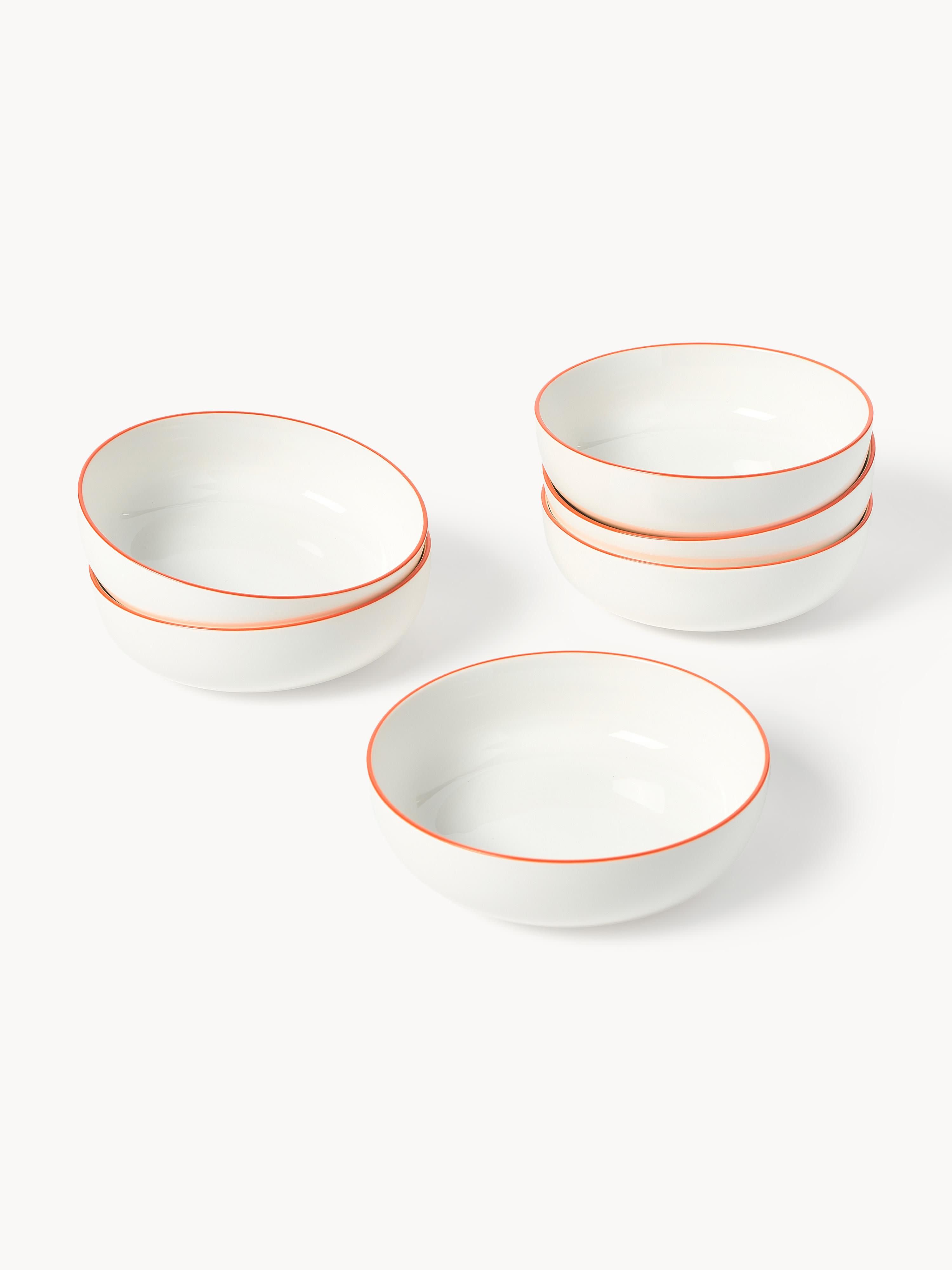 Facile Porcelain Tableware Set, 6 People, Set of 18
