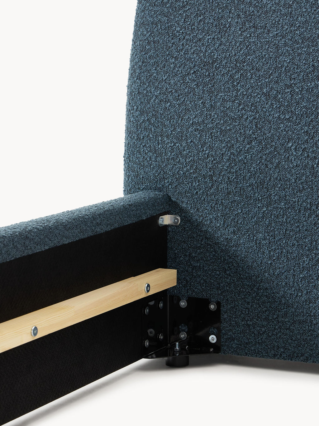 Cloud Upholstered Bouclé Bed