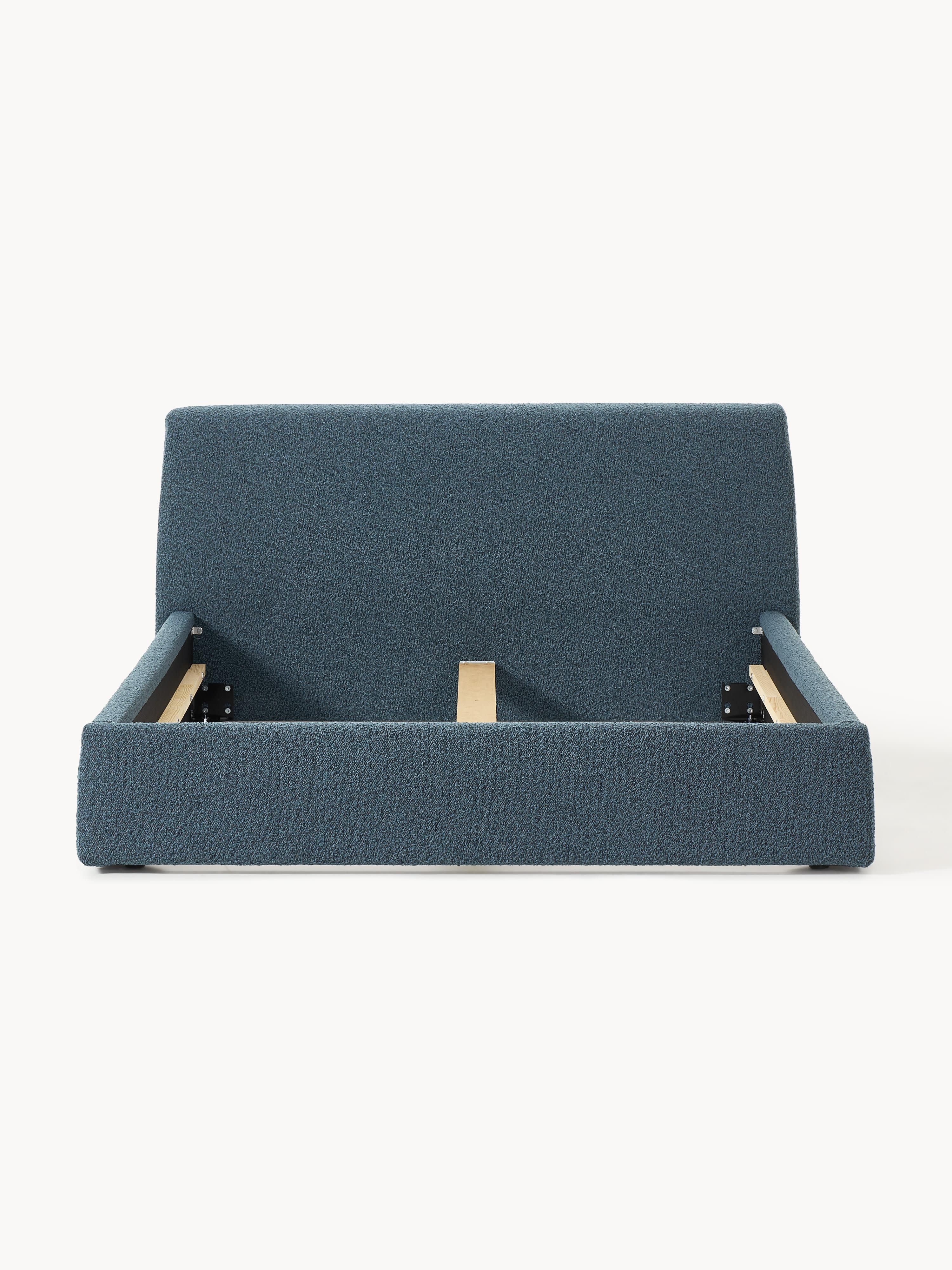 Cloud Upholstered Bouclé Bed