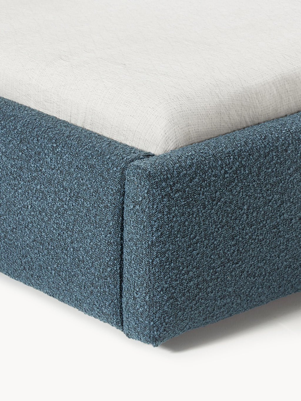 Cloud Upholstered Bouclé Bed