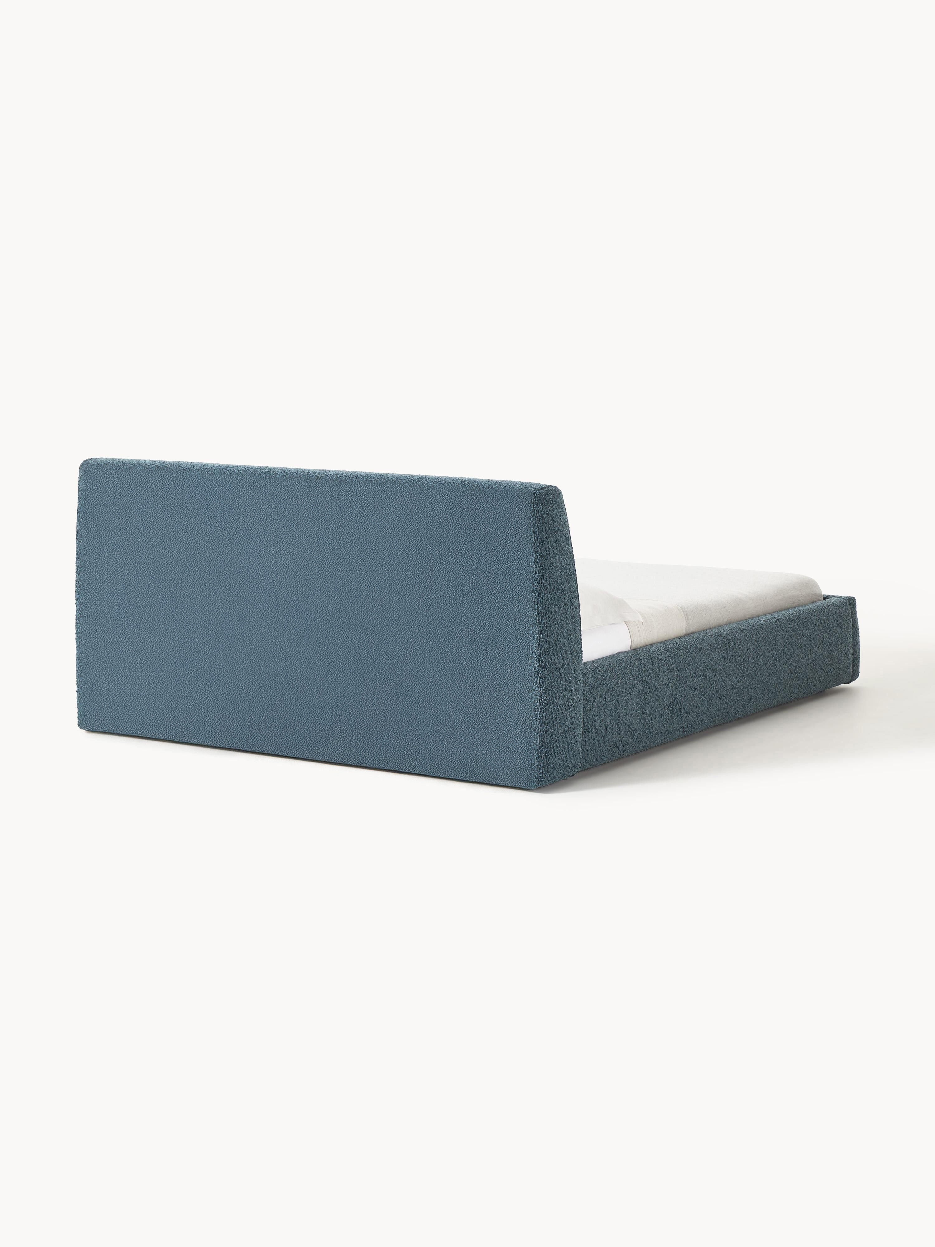 Cloud Upholstered Bouclé Bed