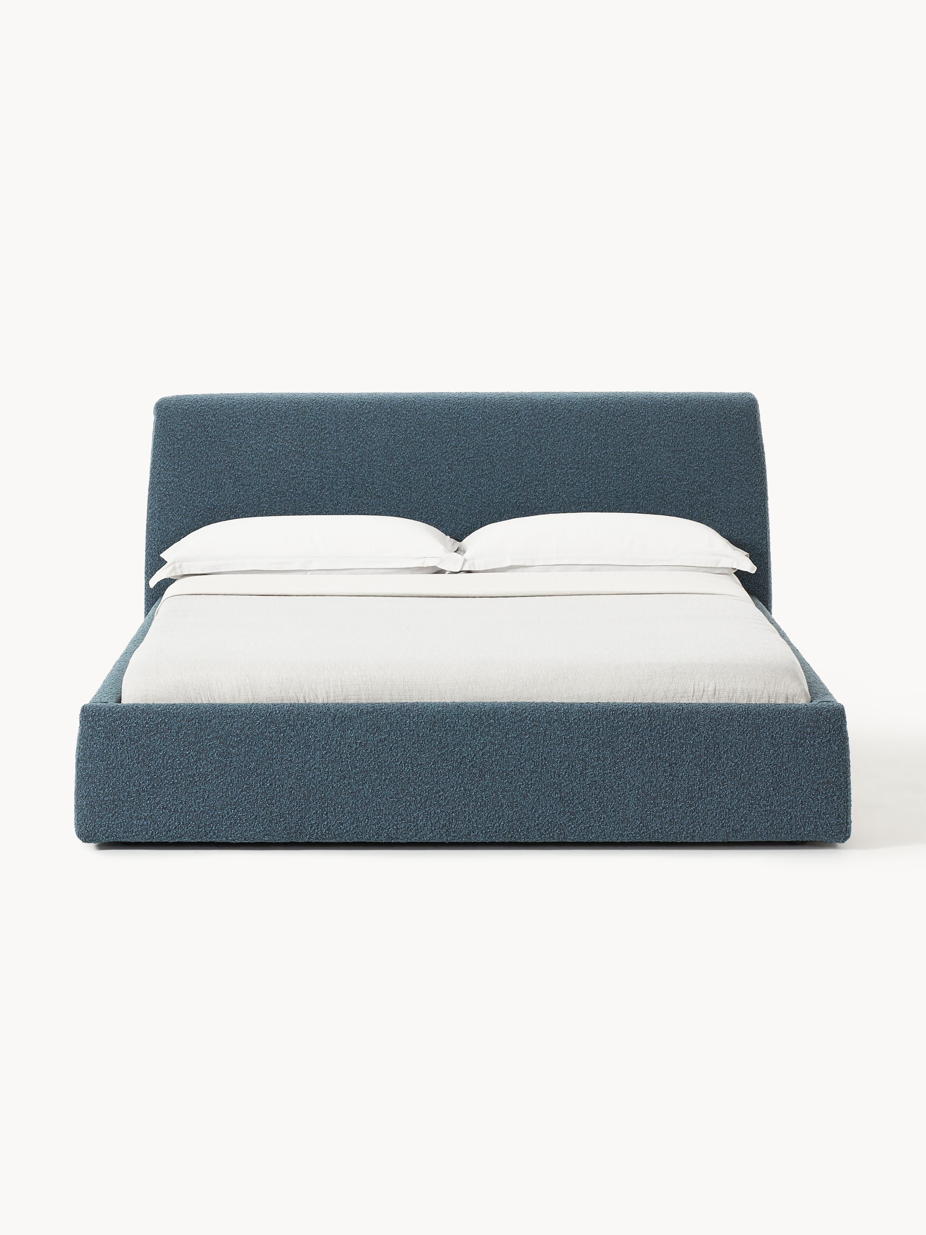 Cloud Upholstered Bouclé Bed