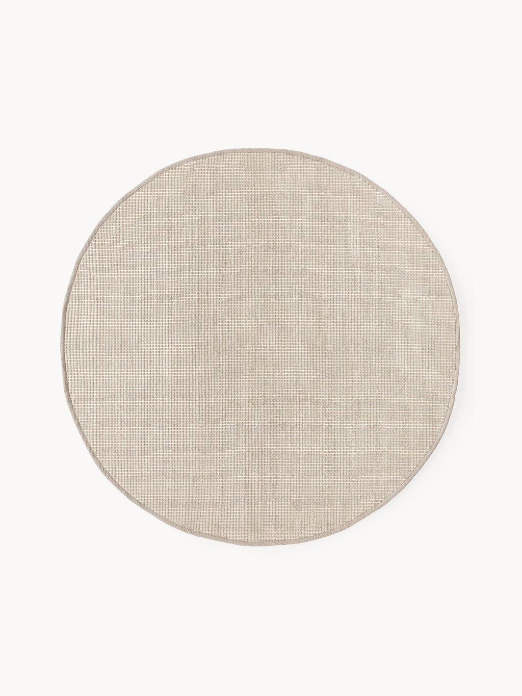Gallery image 1 - Round Hand-Woven Wool Rug Amaro
