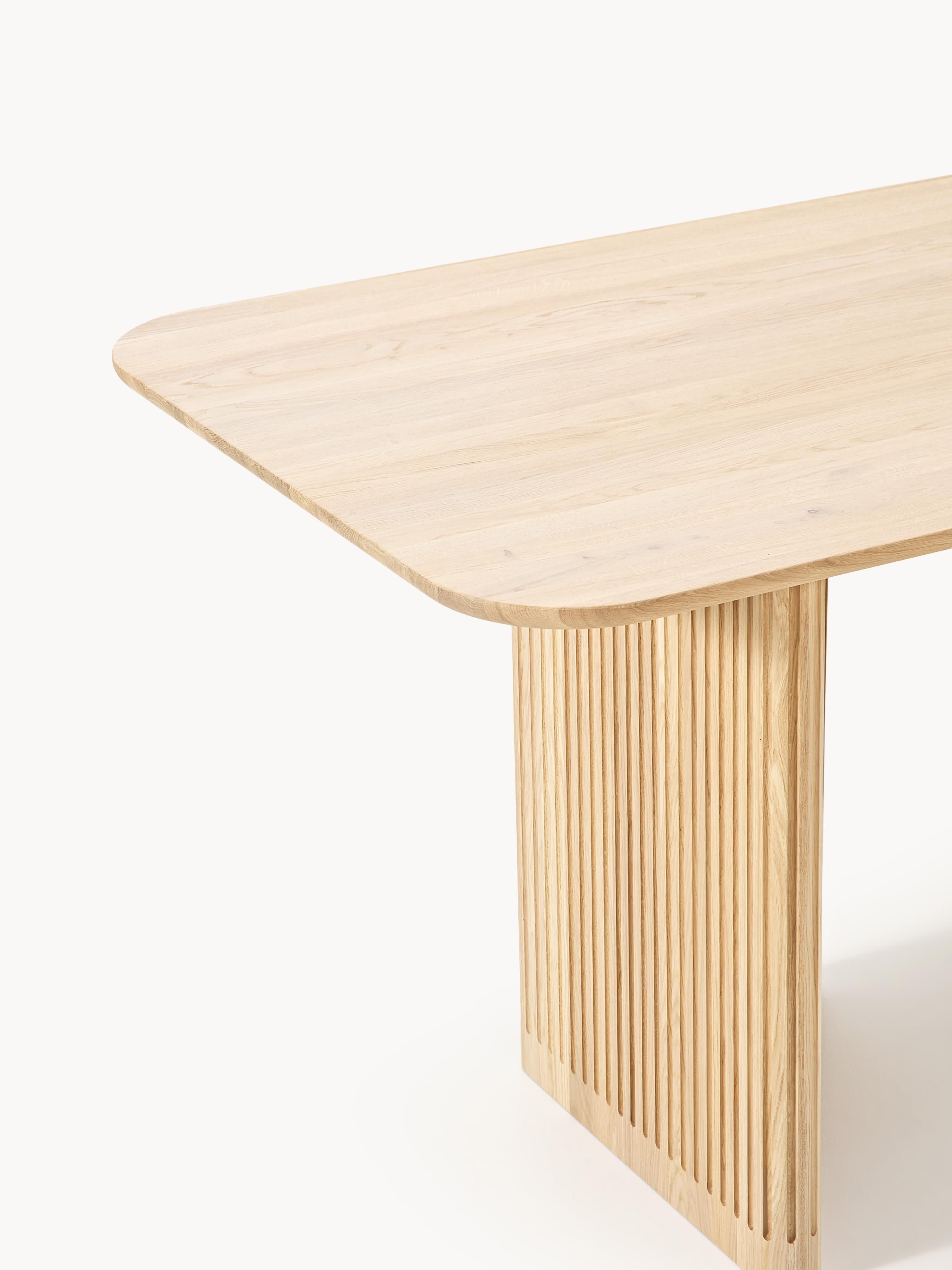 Jolka Oak Wood Dining Table, in various sizes