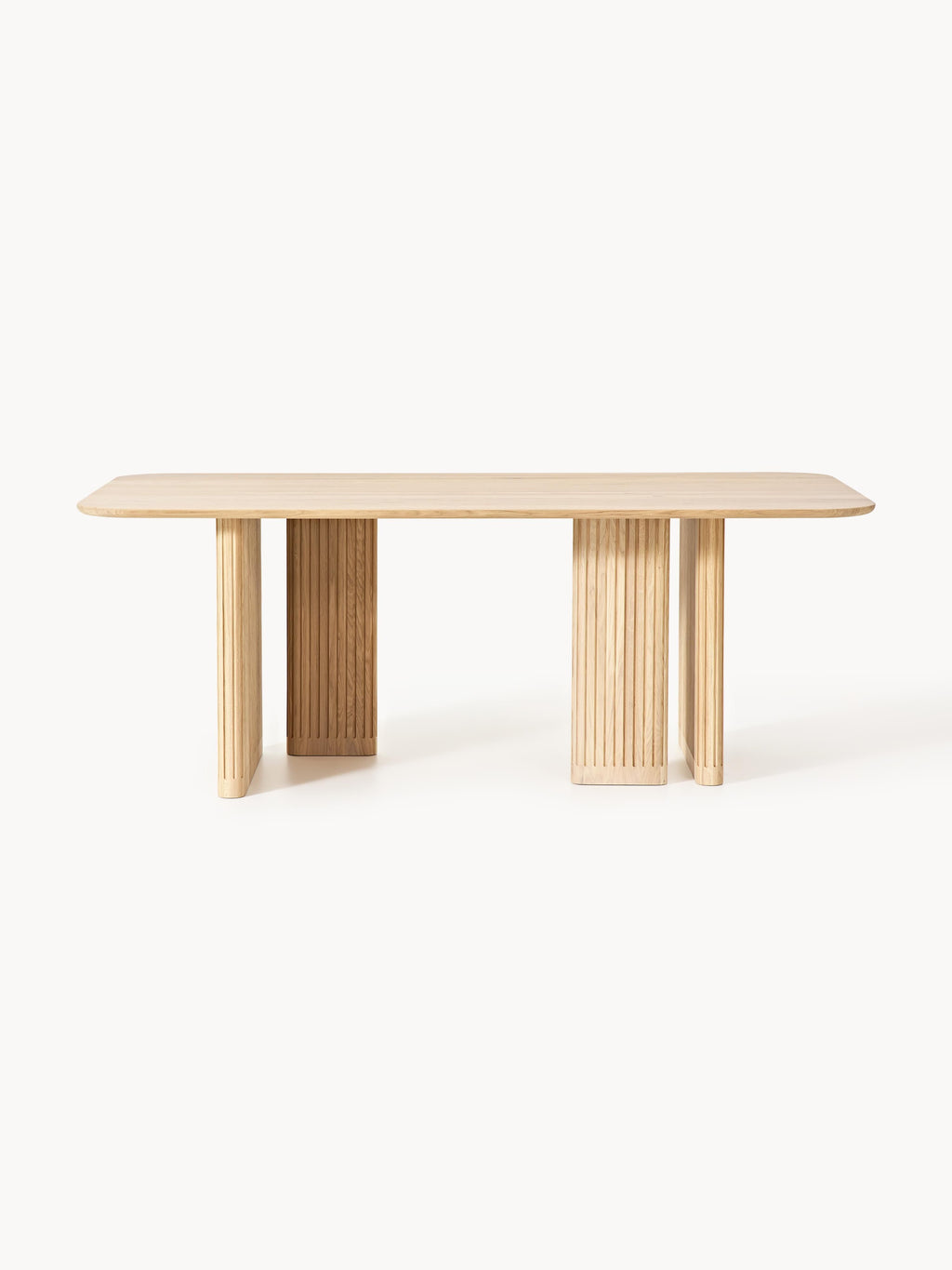 Jolka Oak Wood Dining Table, in various sizes
