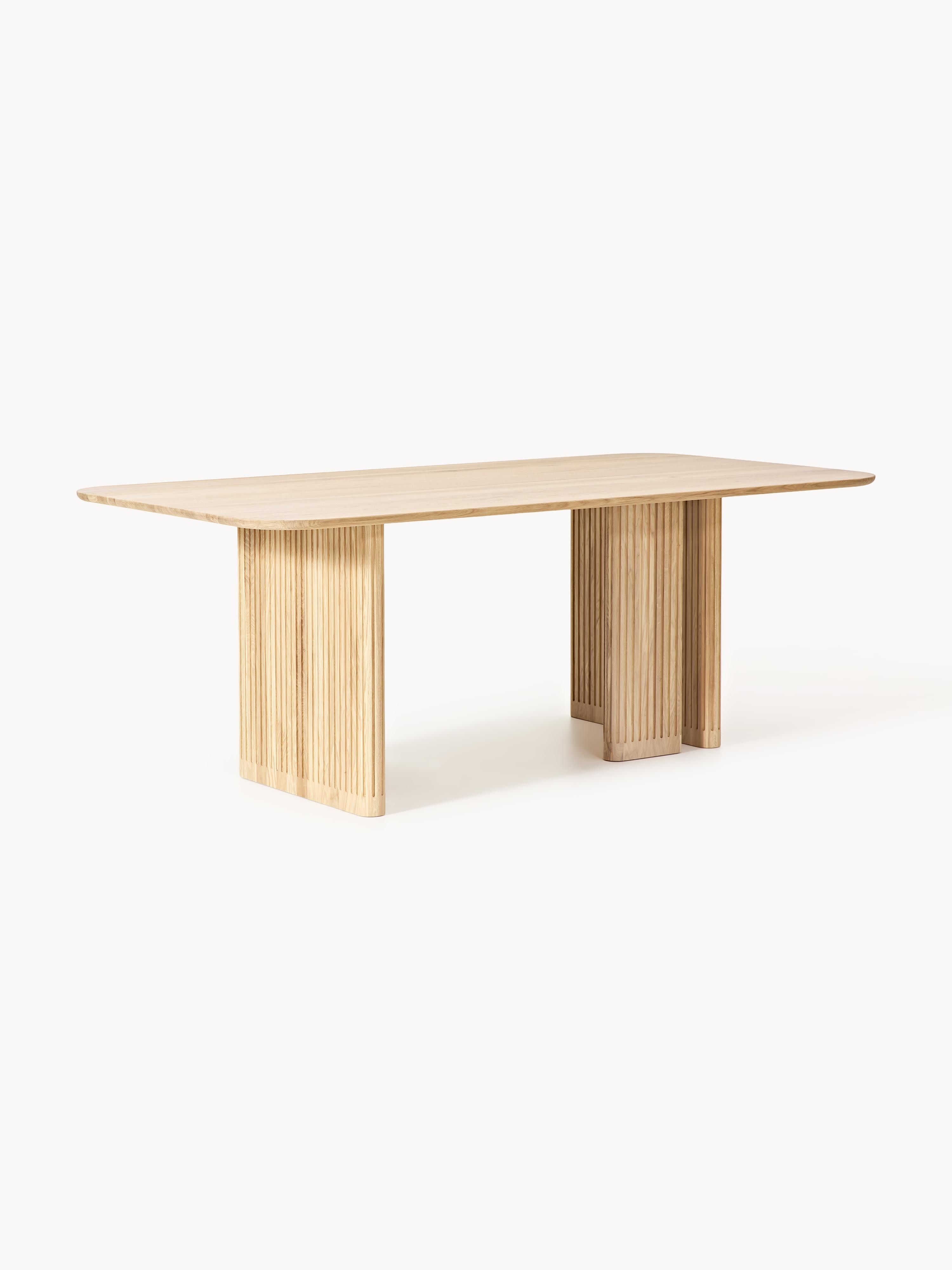 Jolka Oak Wood Dining Table, in various sizes