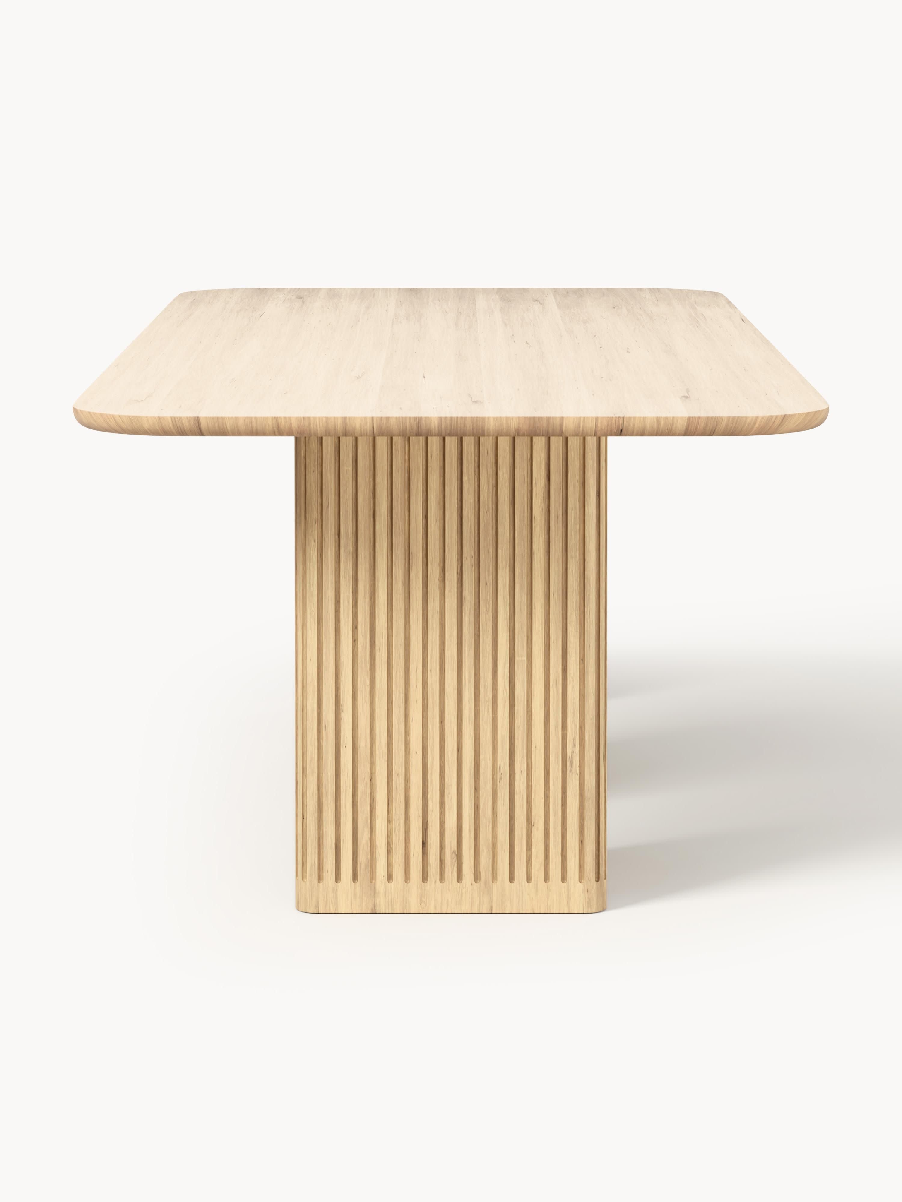 Jolka Oak Wood Dining Table, in various sizes