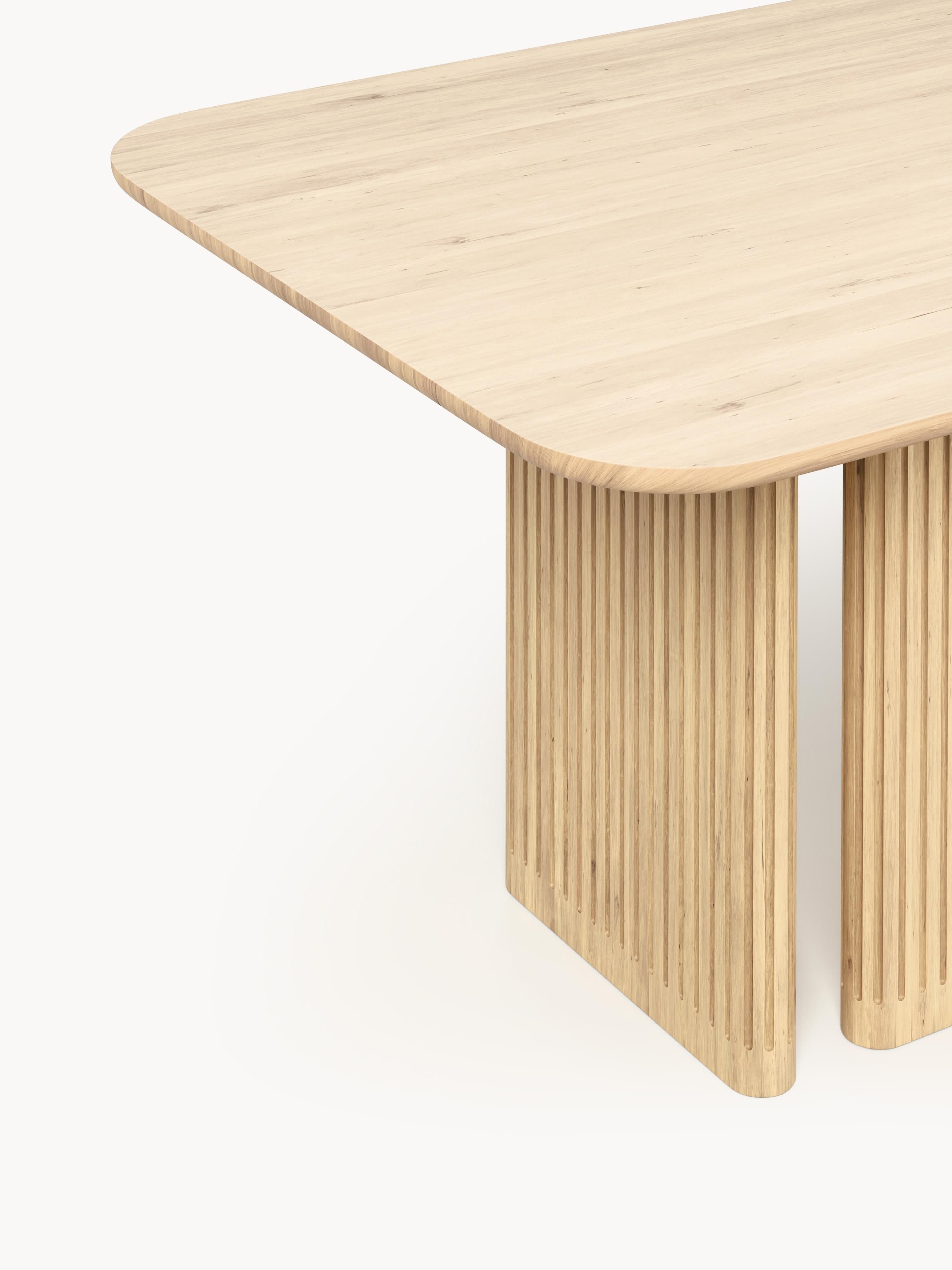Jolka Oak Wood Dining Table, in various sizes
