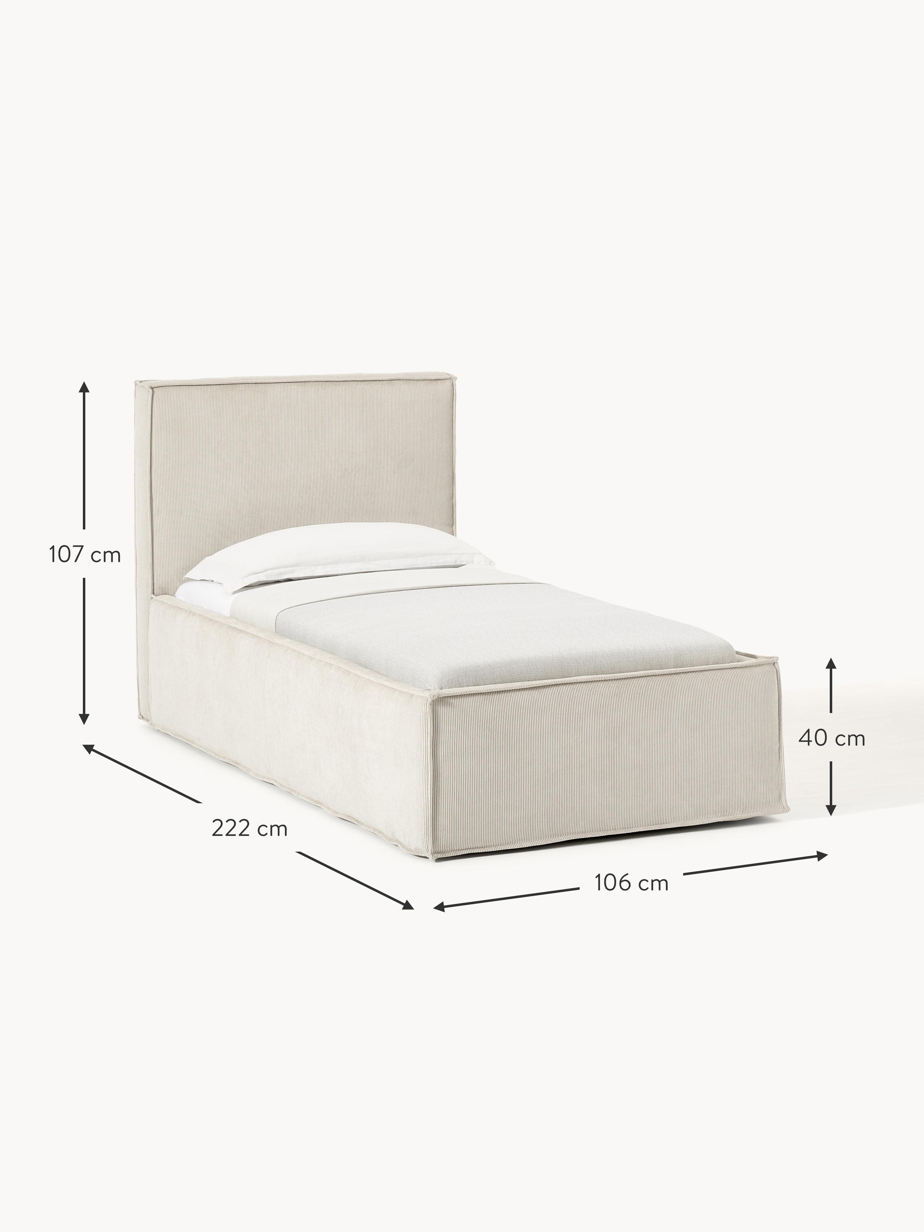 Dream Upholstered Corduroy Bed
