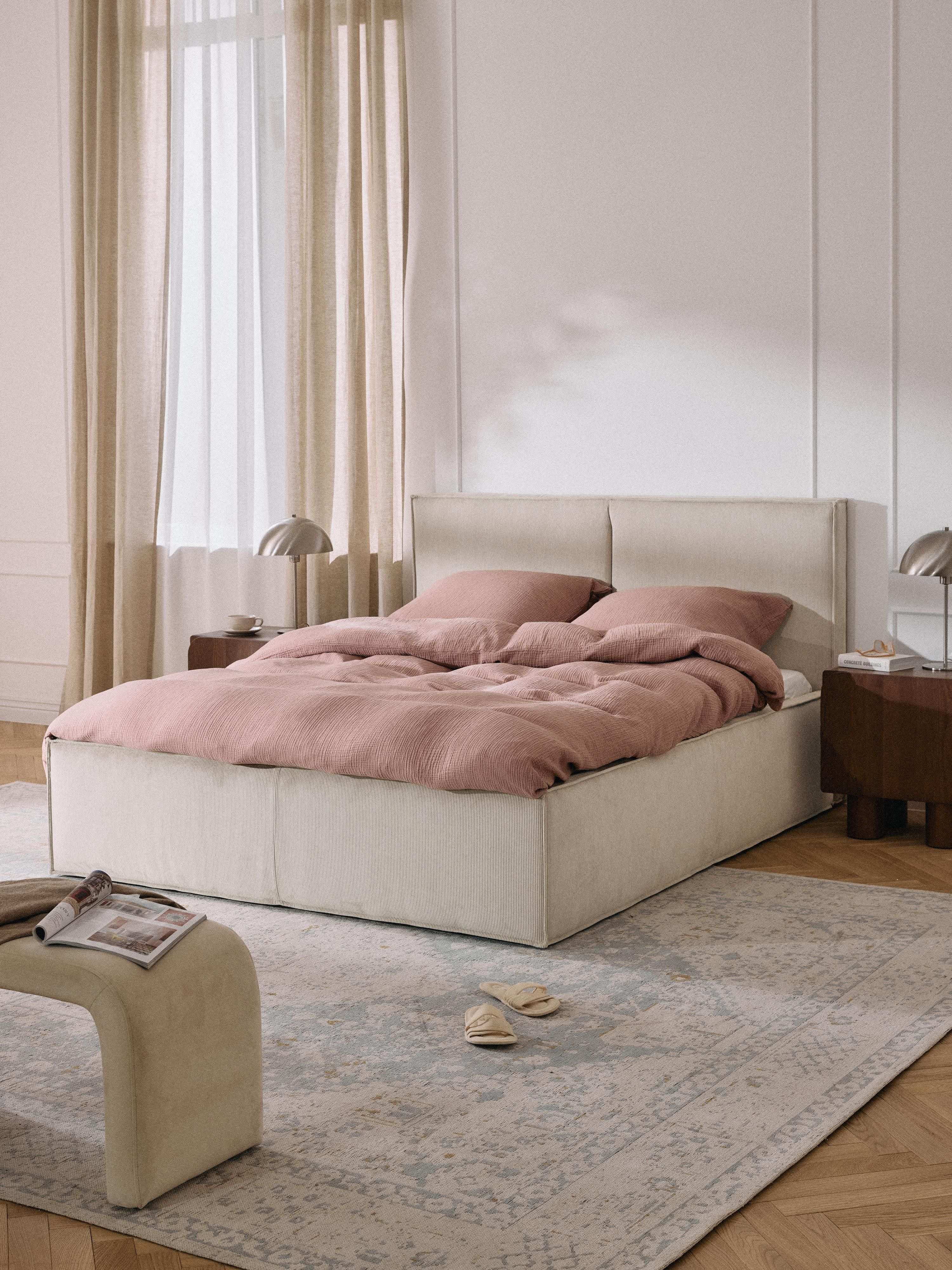 Dream Upholstered Corduroy Bed