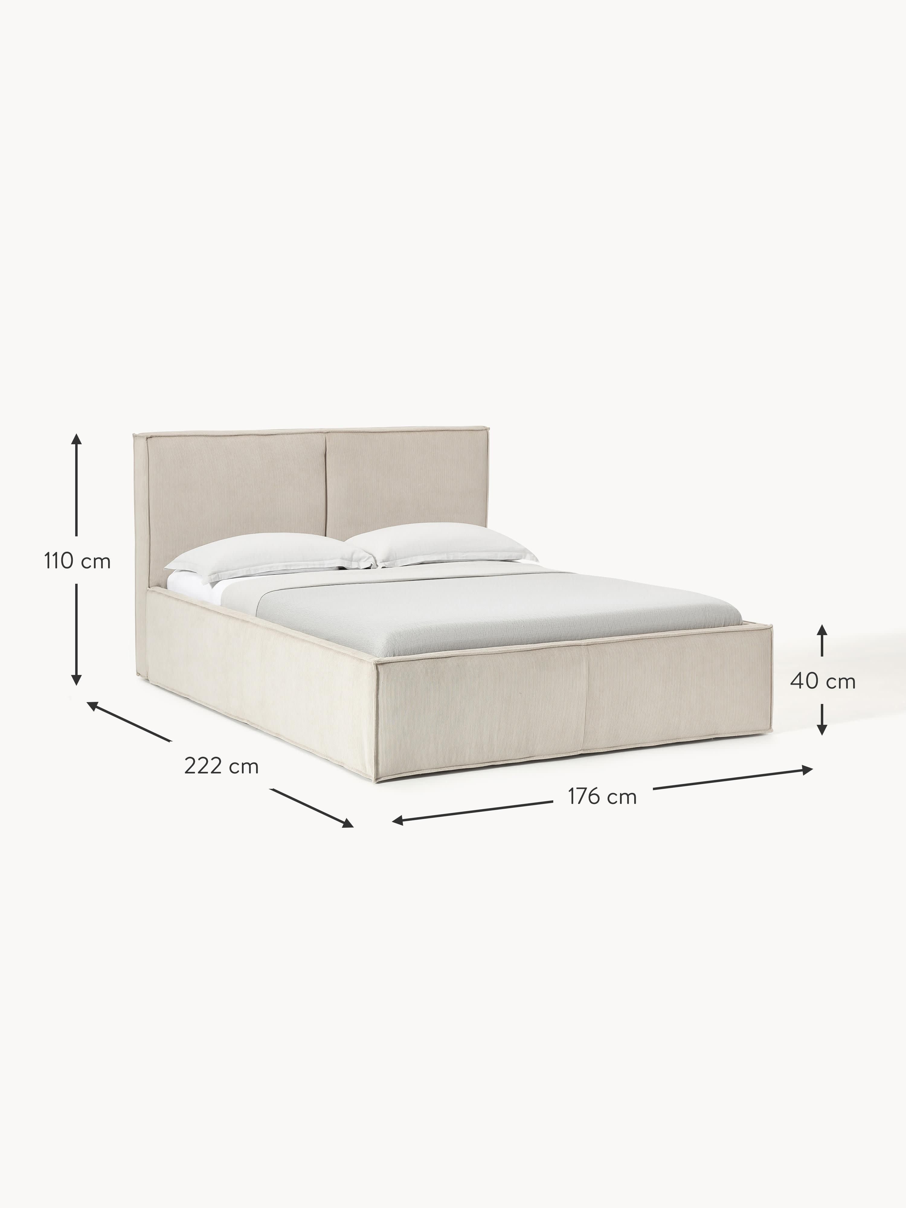 Dream Upholstered Corduroy Bed