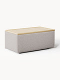 Gallery image 1 - Bouclé Ottoman Lennon with Storage