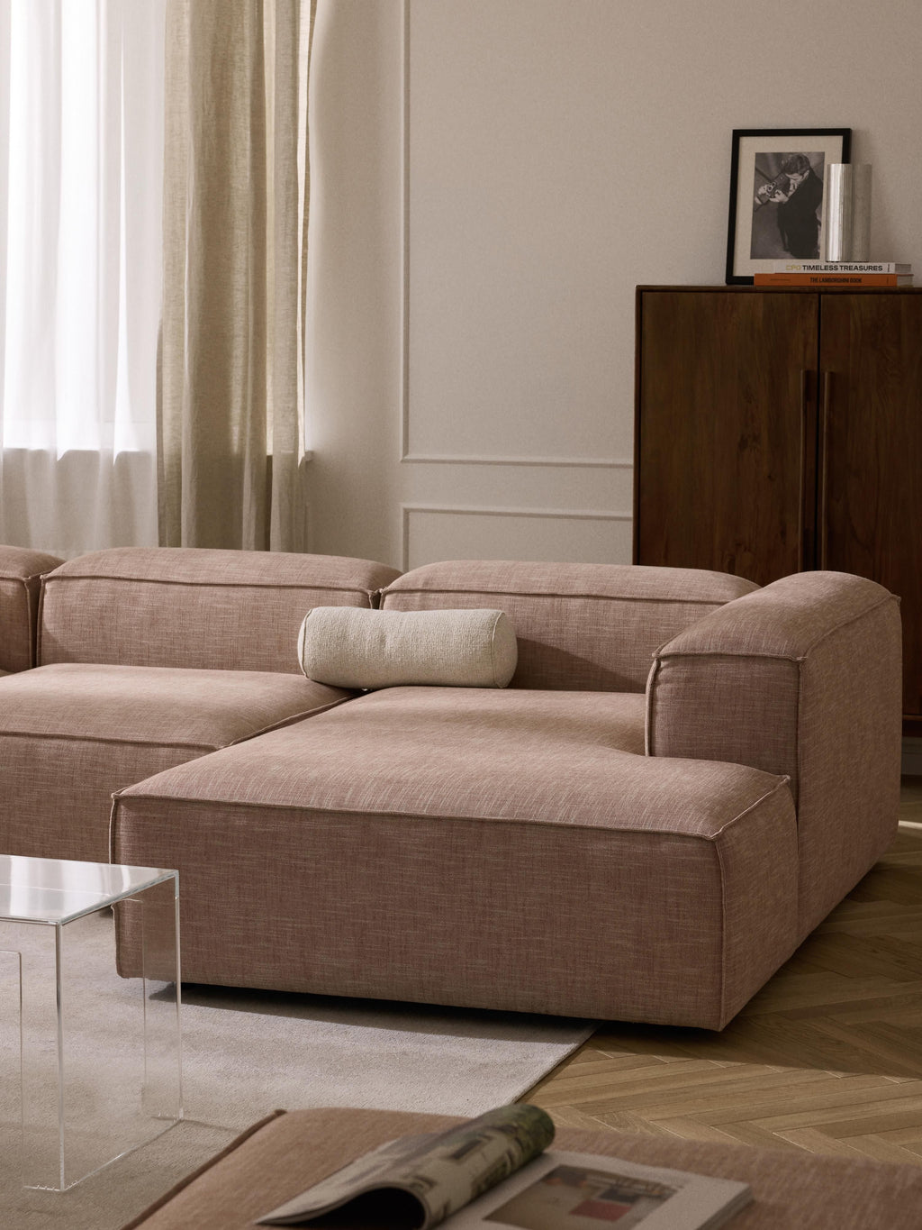 Lennon XL Linen Blend Modular Sofa