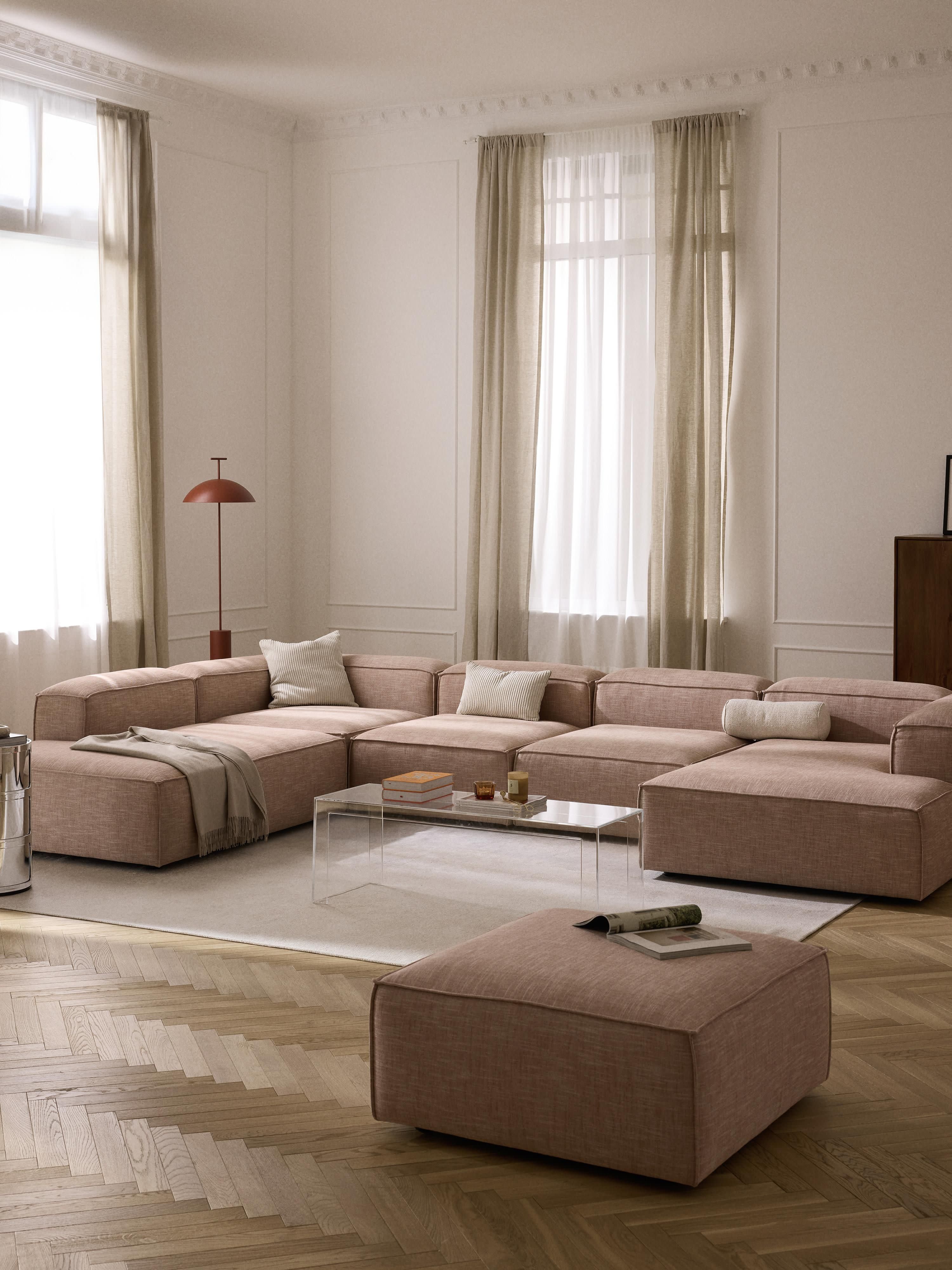 Lennon XL Linen Blend Modular Sofa