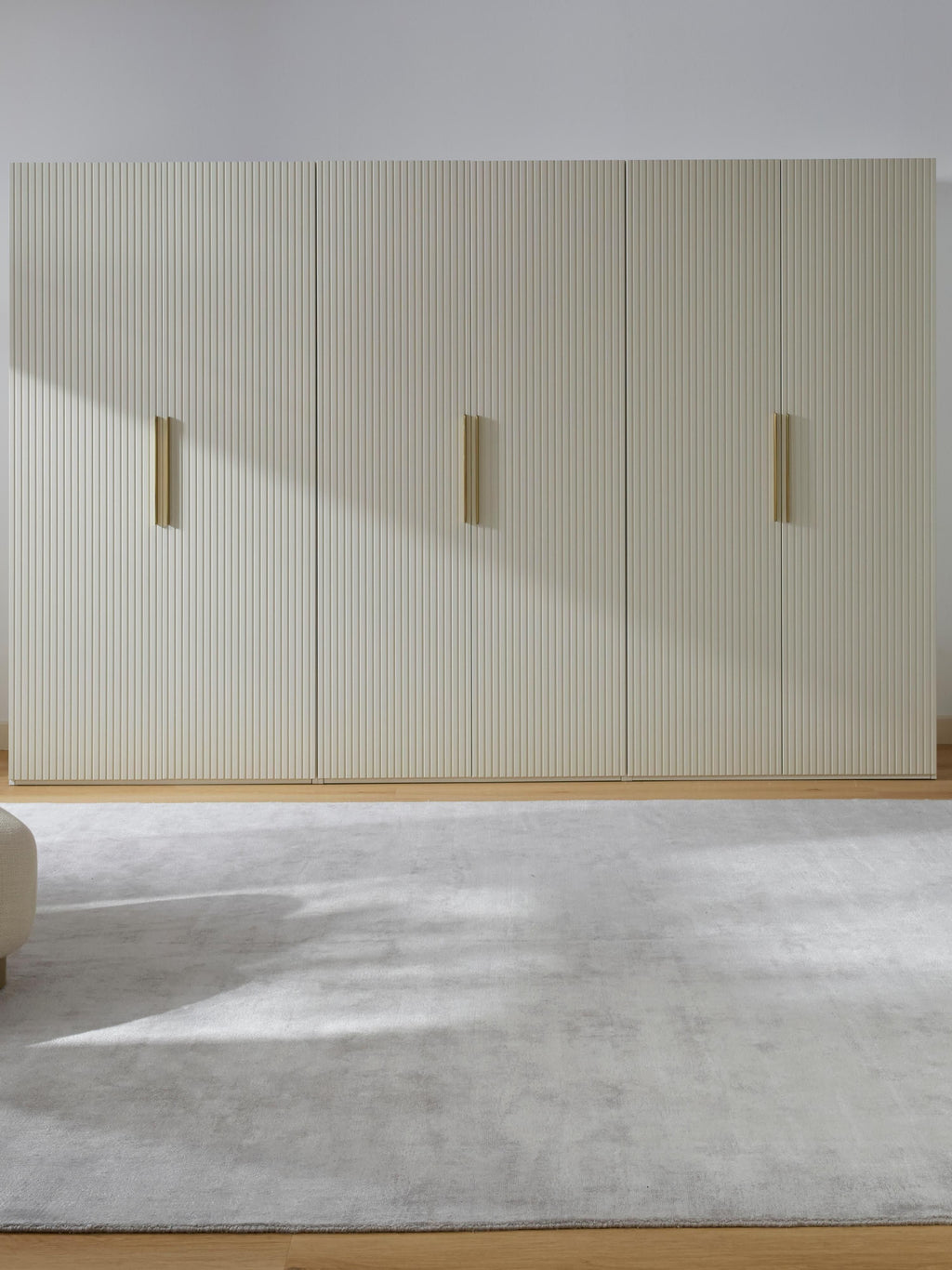 Simone Modular Revolving Door Wardrobe, 300 cm Wide, in various sizes