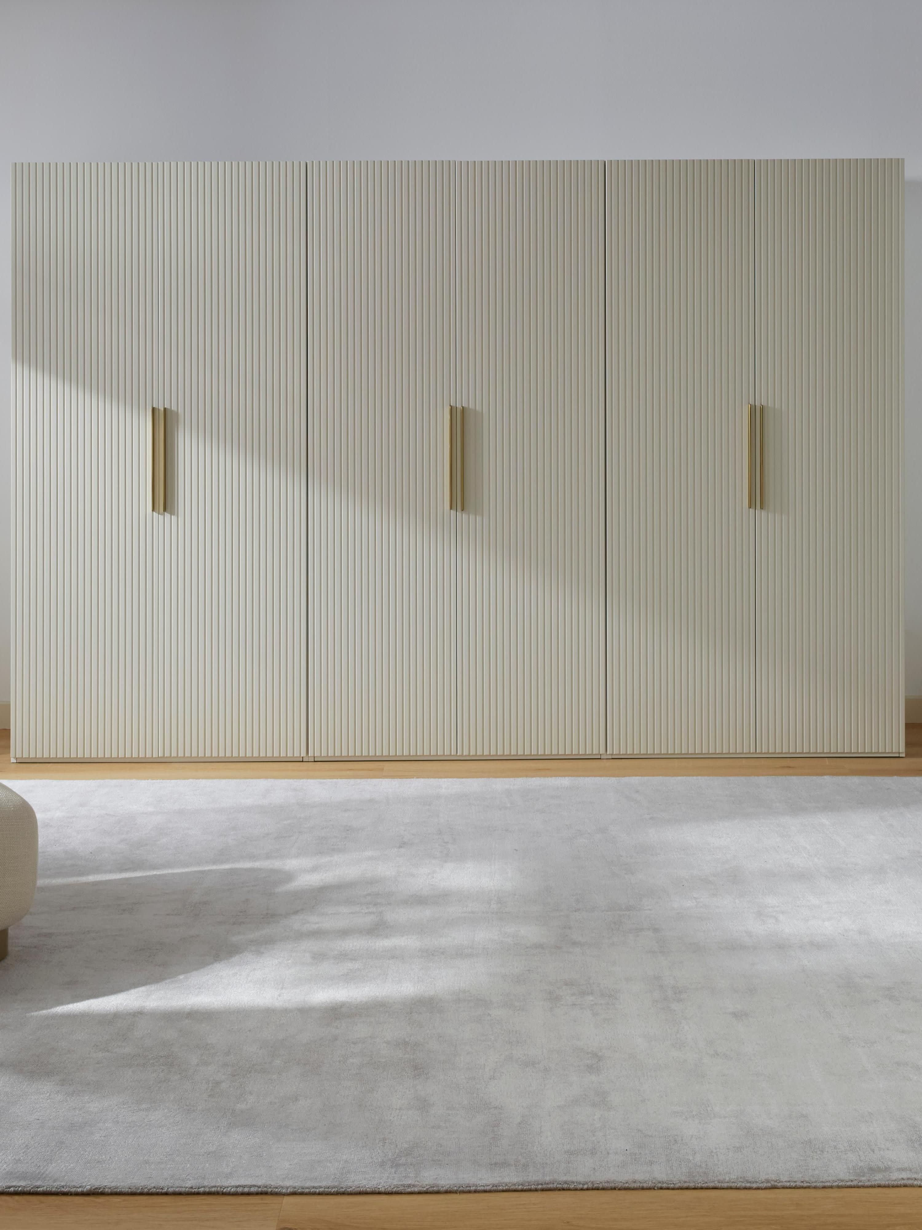Simone Modular Revolving Door Wardrobe, 300 cm Wide, in various sizes