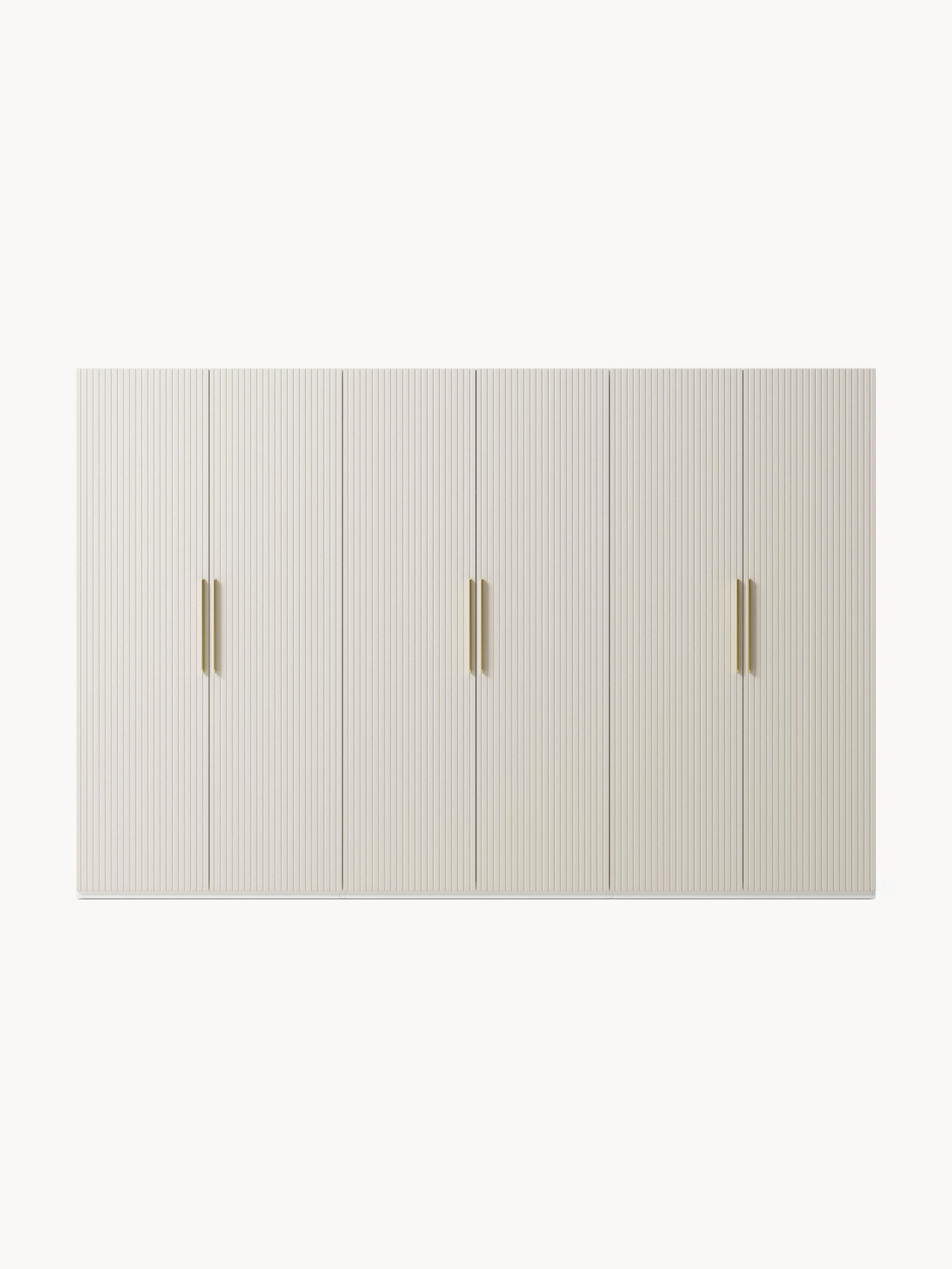 Simone Modular Revolving Door Wardrobe, 300 cm Wide, in various sizes