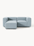 Gallery image 1 - Bouclé Modular Sofa Lena (2-seater) with Ottoman (left/right)