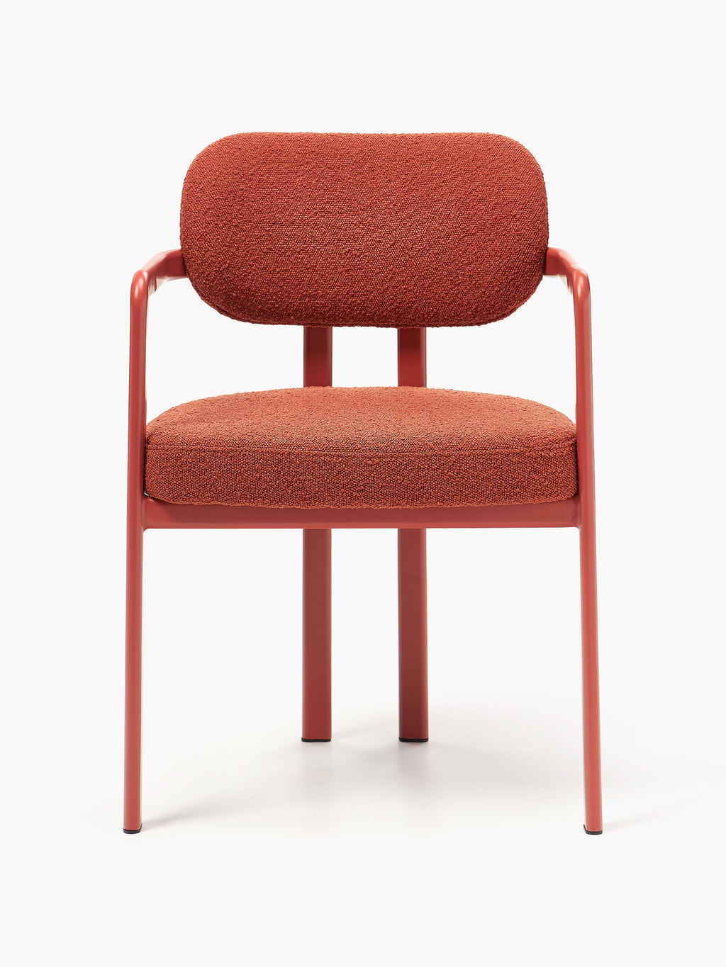 Adrien Upholstered Bouclé Dining Chair with Armrests