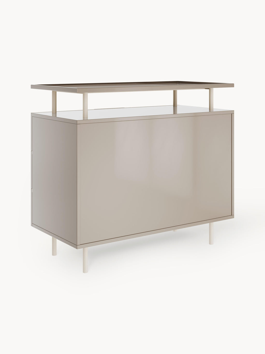 Lennie High Gloss Chest of Drawers