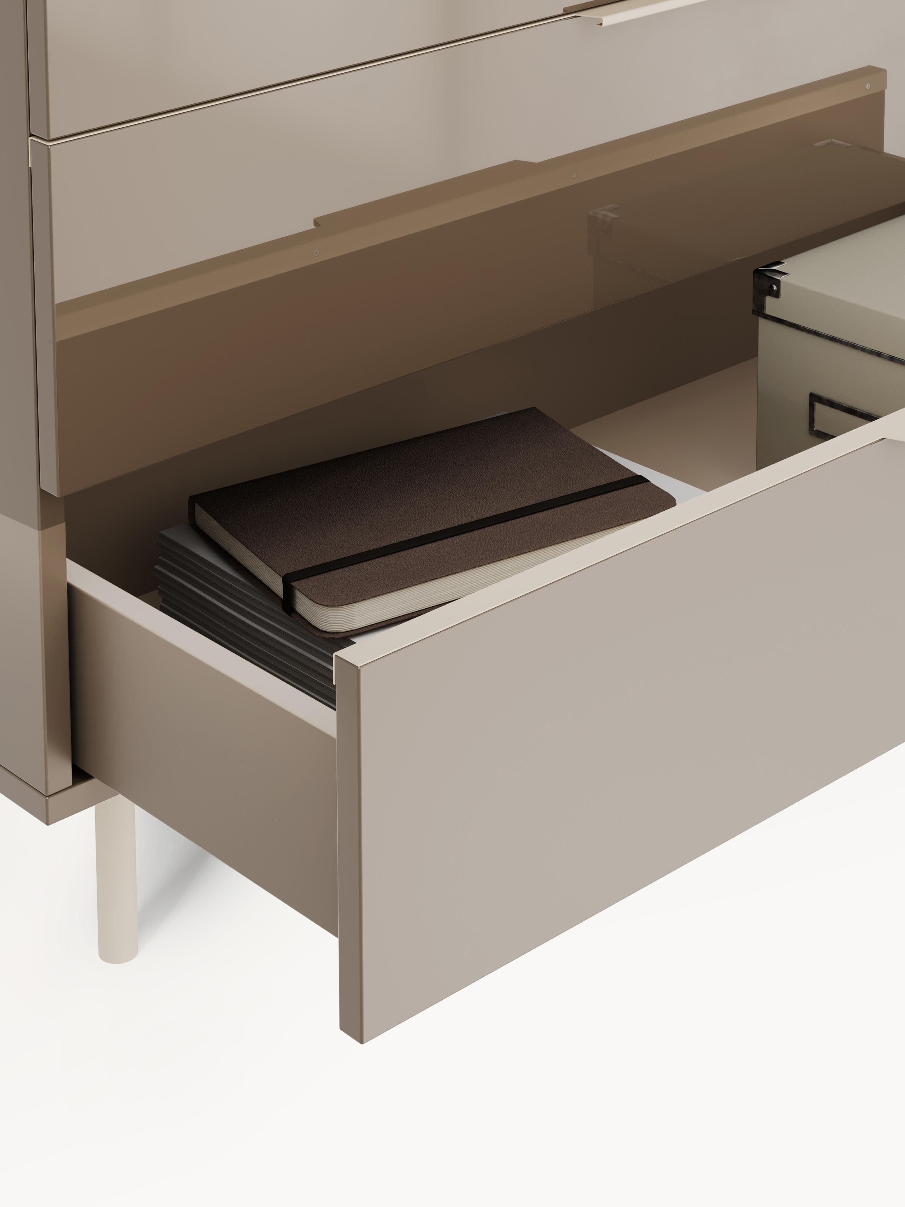 Lennie High Gloss Chest of Drawers