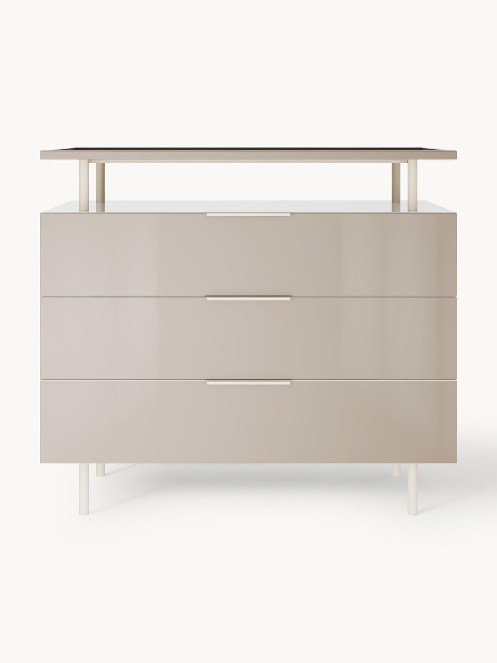 Lennie High Gloss Chest of Drawers