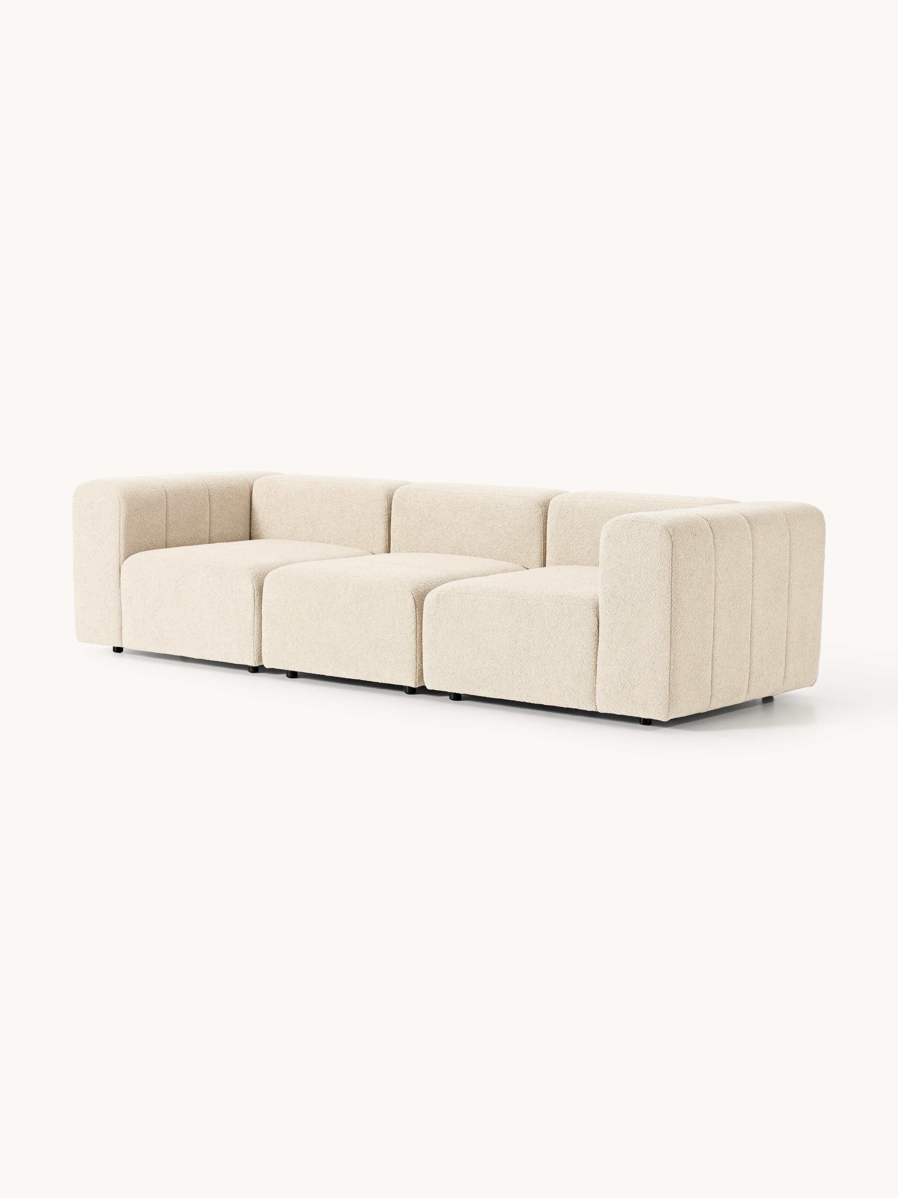 Lena Bouclé Modular Sofa (4-seater)