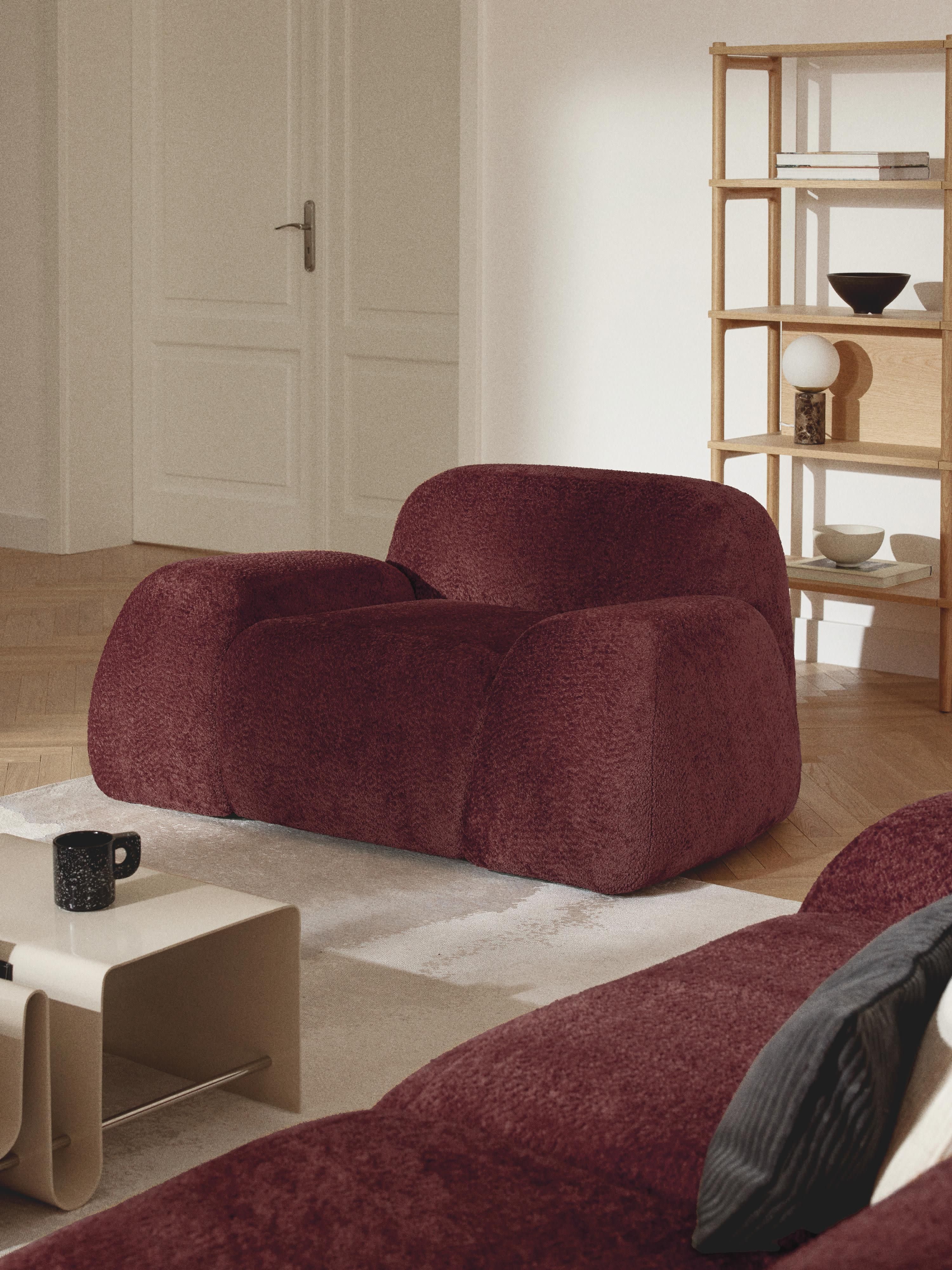 Wolke Teddy-Bouclé Lounge Chair