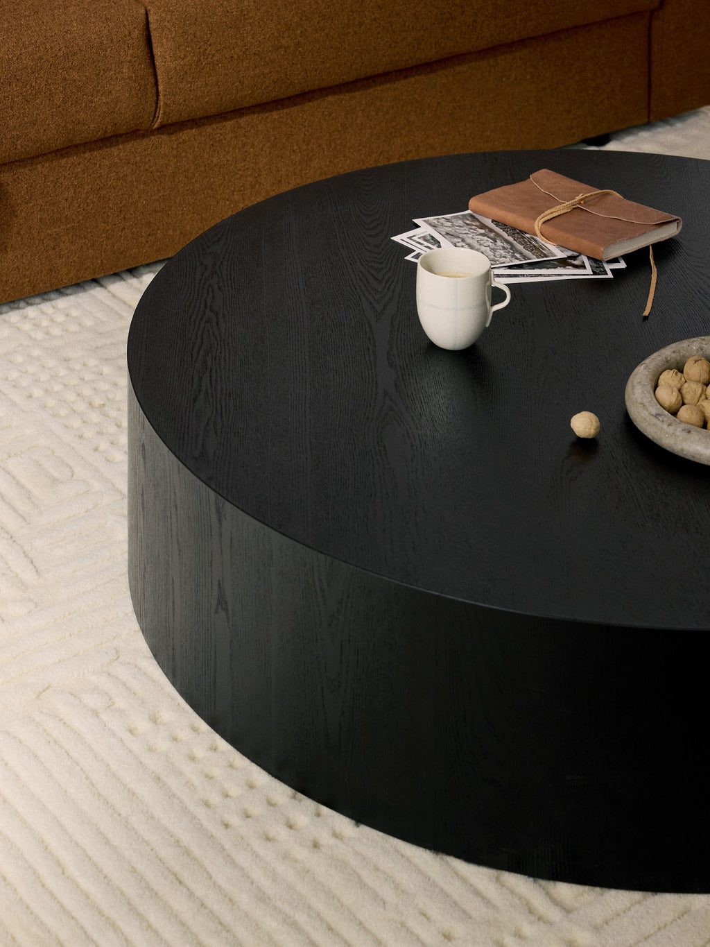 Dan XL Round Wooden Coffee Table