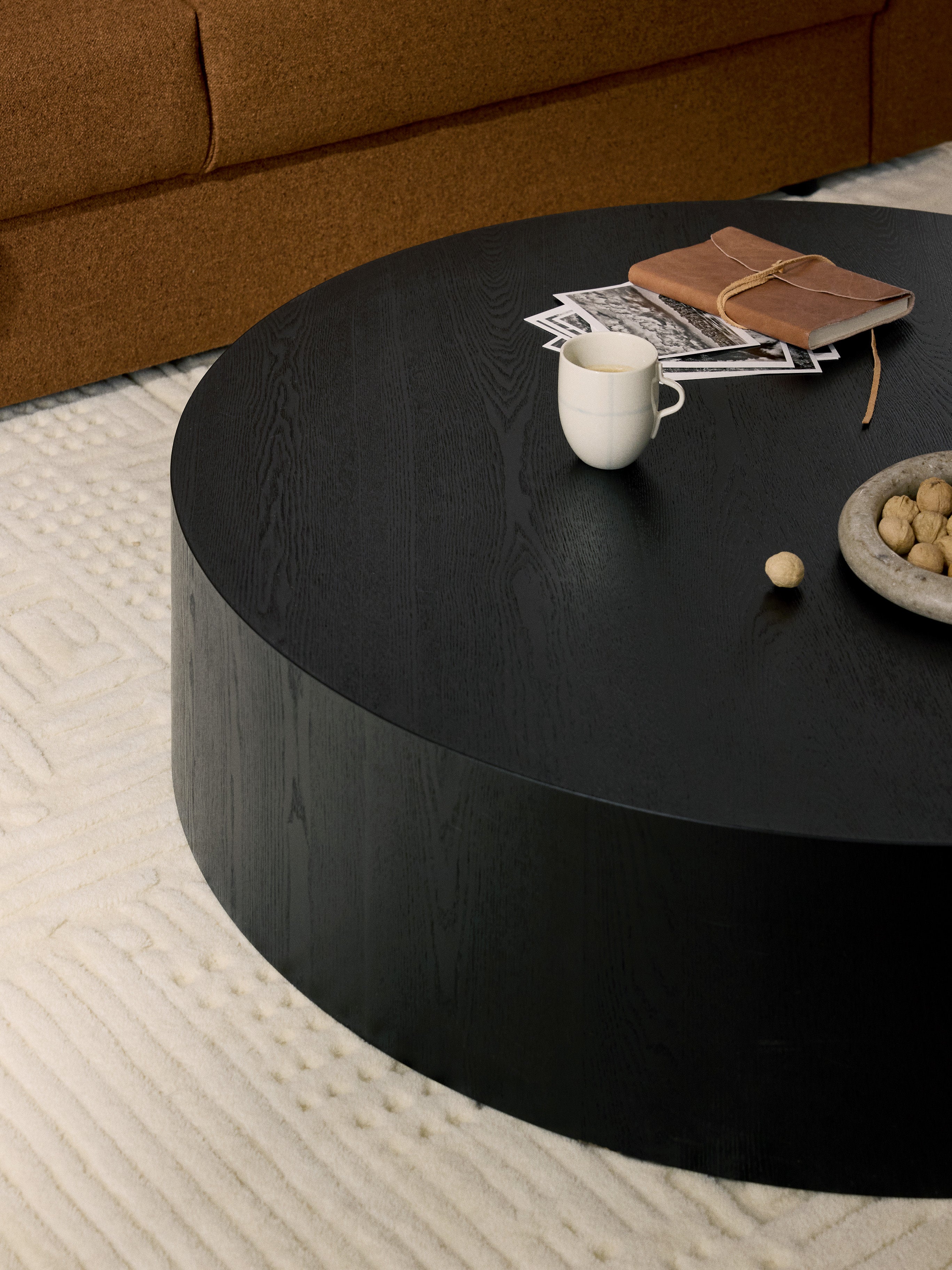 Dan XL Round Wooden Coffee Table