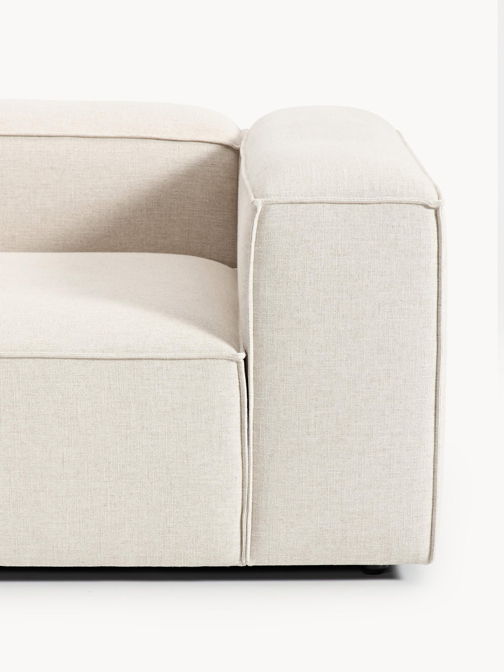 Lennon Linen Blend Modular Ottoman